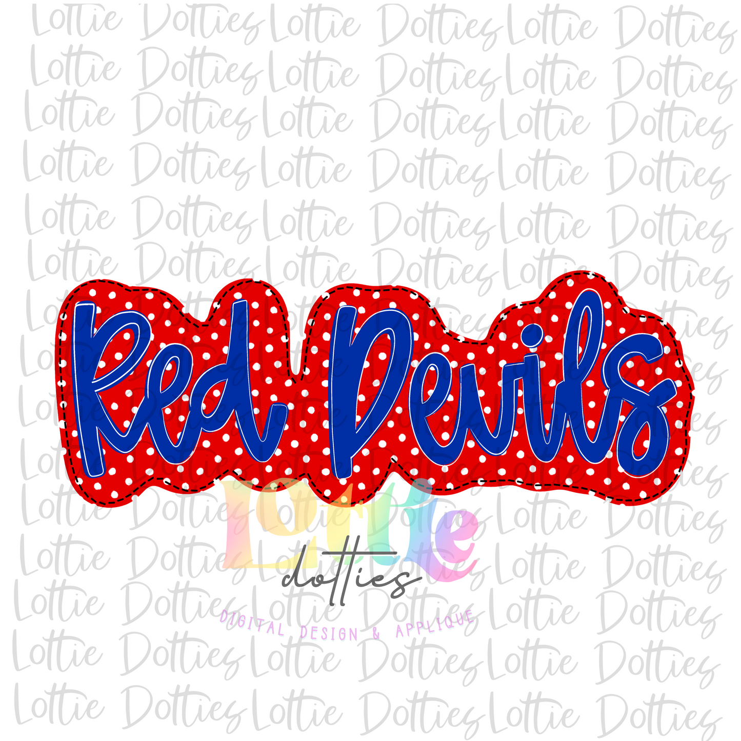 Red Devils Png - Devils Sublimation Design - Digital Download