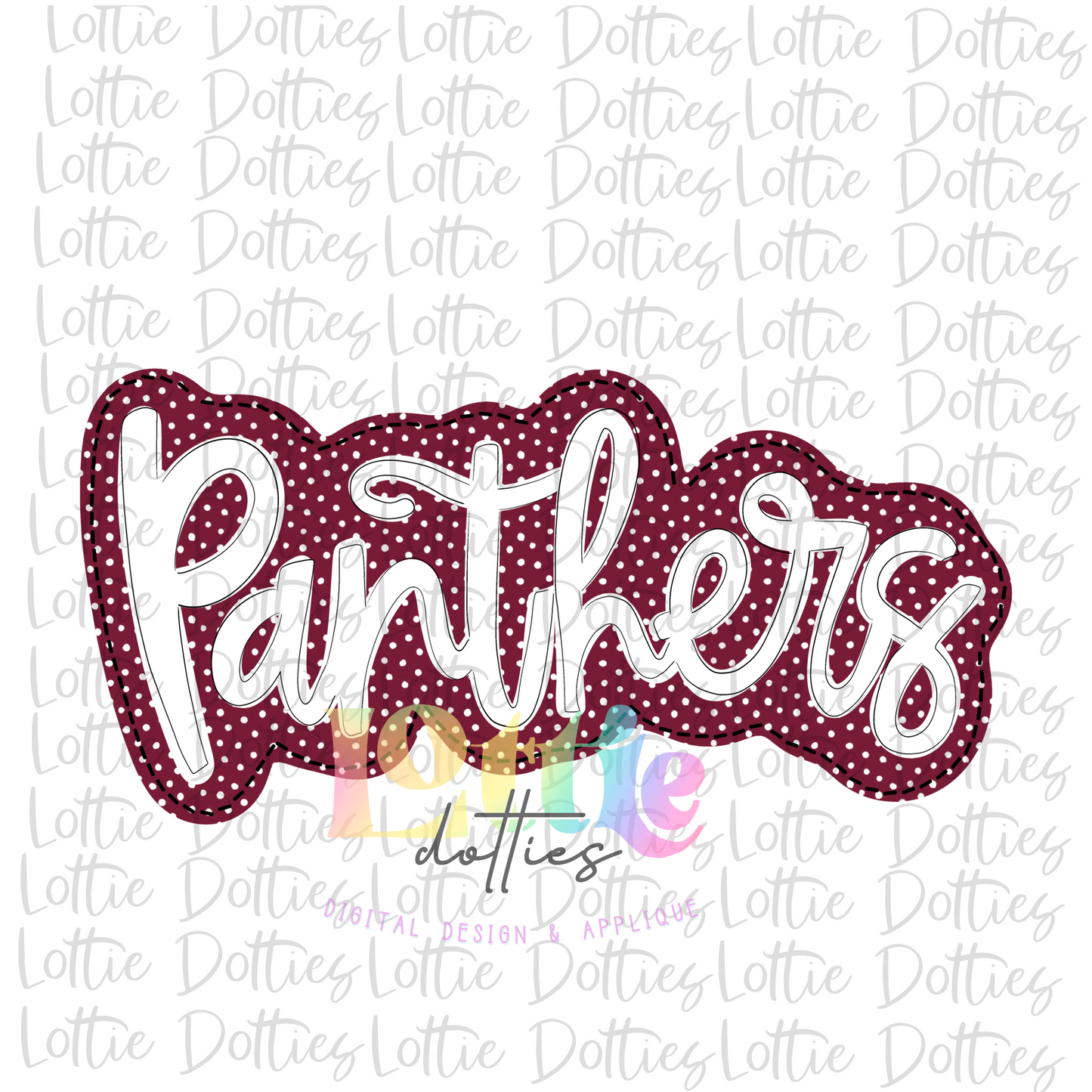 Panthers PNG - Panthers Sublimation - Digital Download - Maroon and White