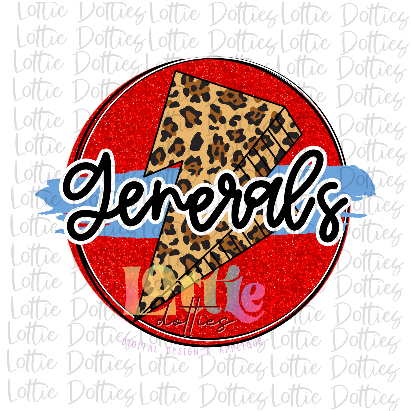 Generals Circle PNG - Generals Sublimation - Digital Download