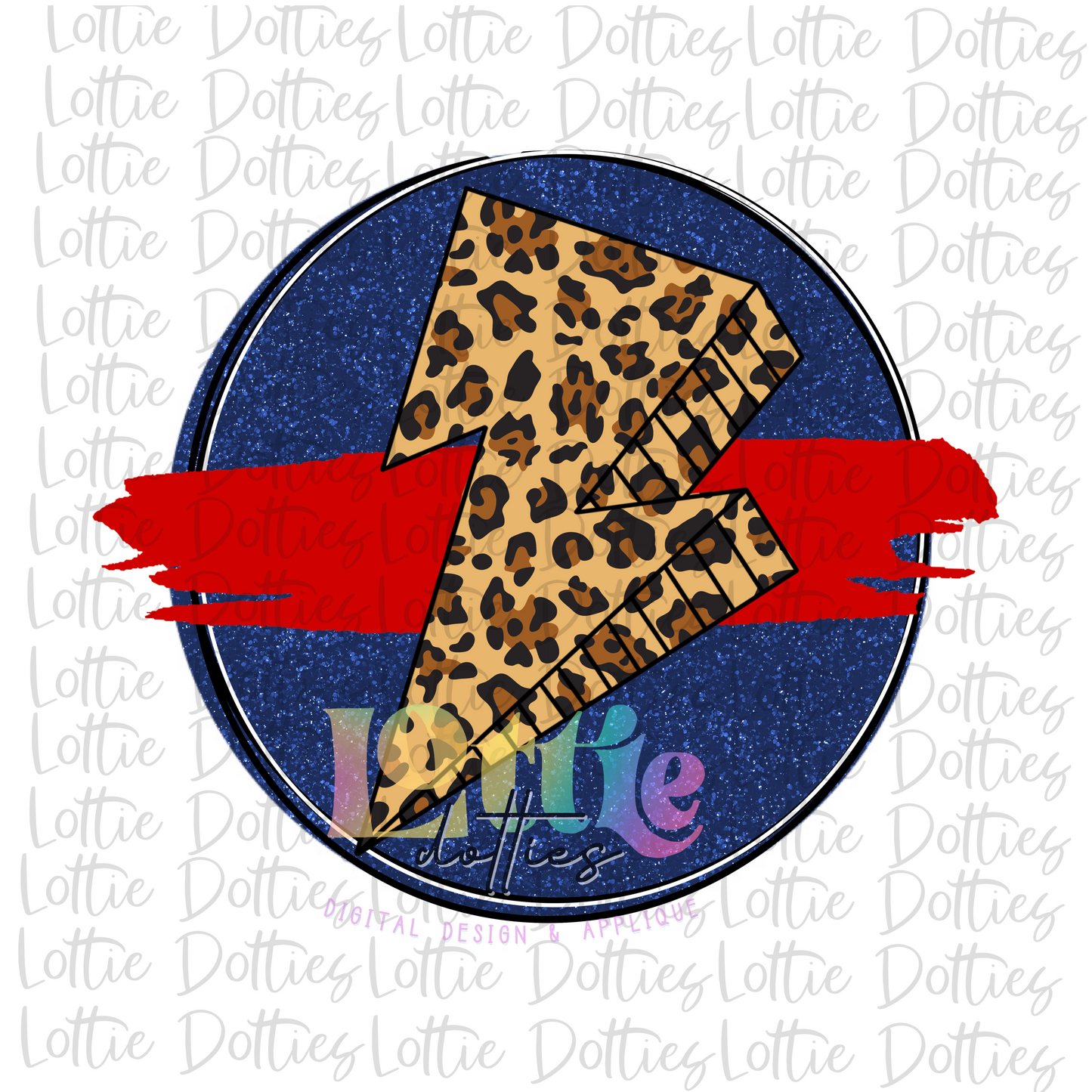 Blank Circle PNG - Navy and Red Circle - Sublimation Design - Digital Download