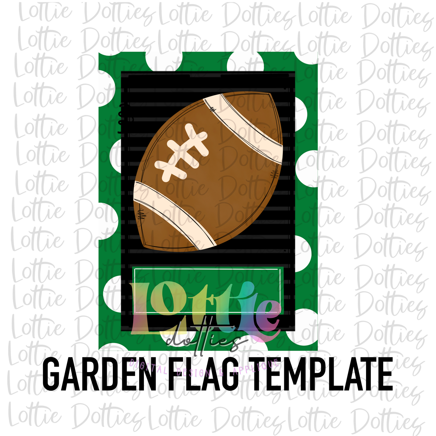 Blank Flag PNG - Black and Green - Sublimation - Digital Download
