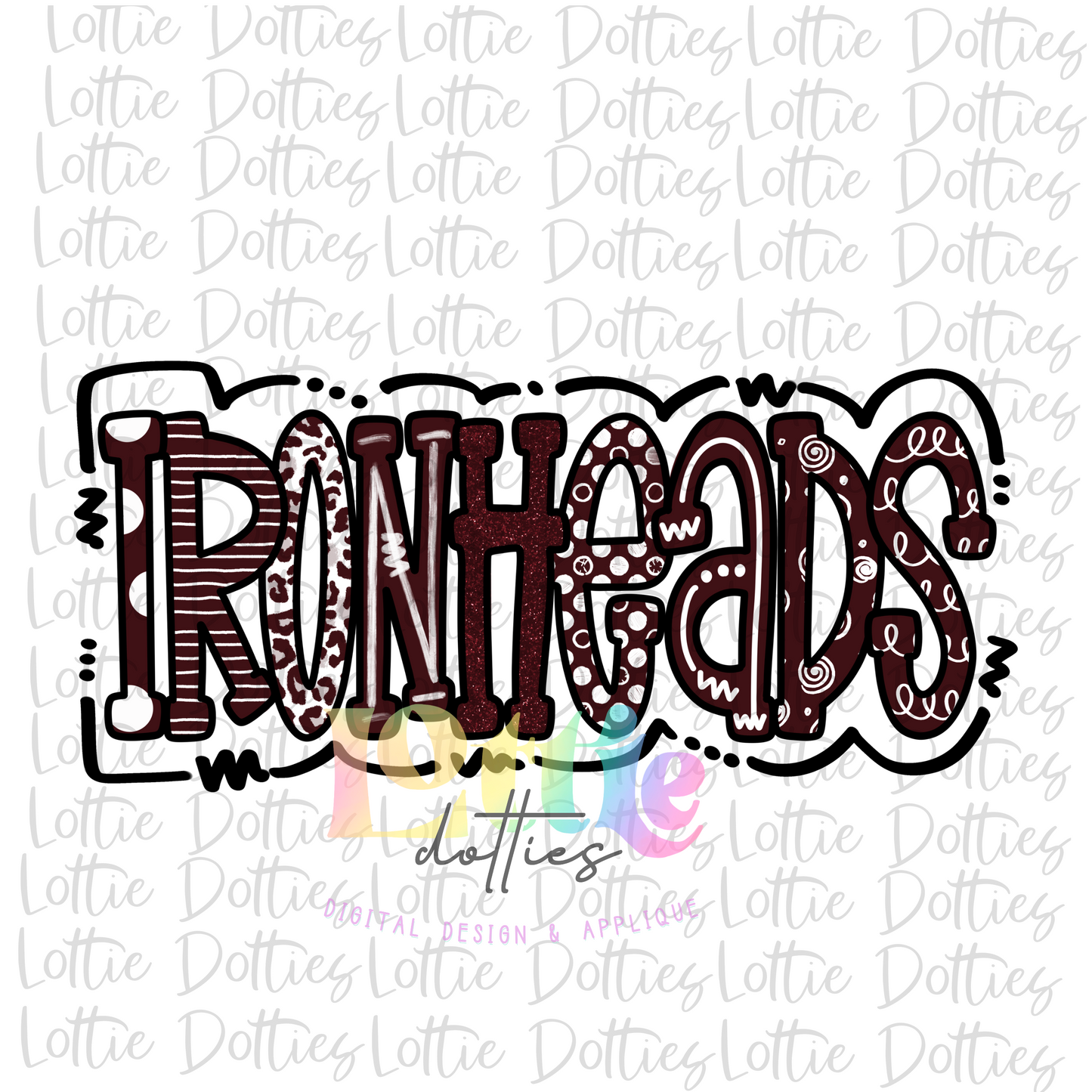 Ironheads PNG - Ironheads Sublimation - Digital Download