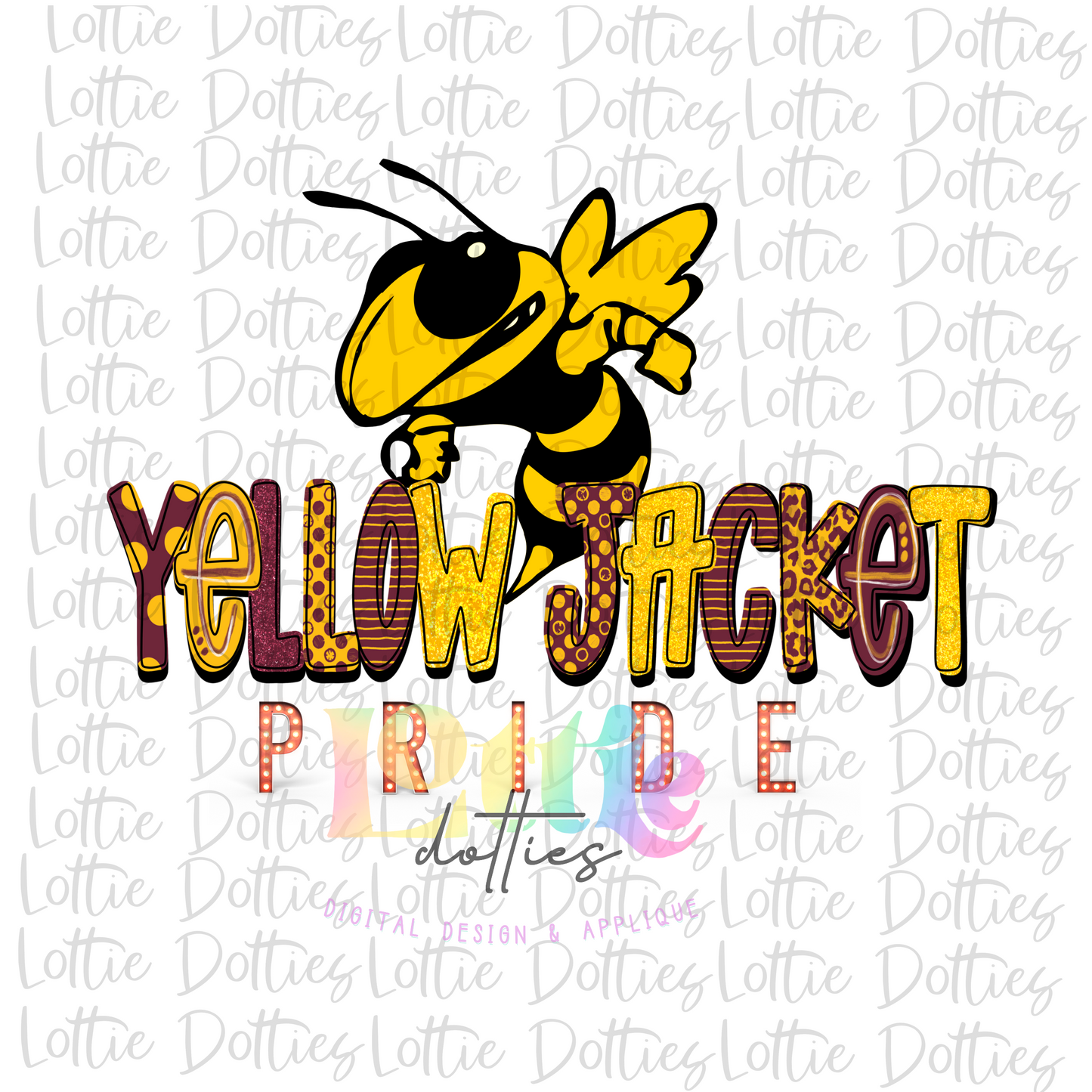 Yellow Jackets Pride Png - Jackets Sublimation- Digital Download