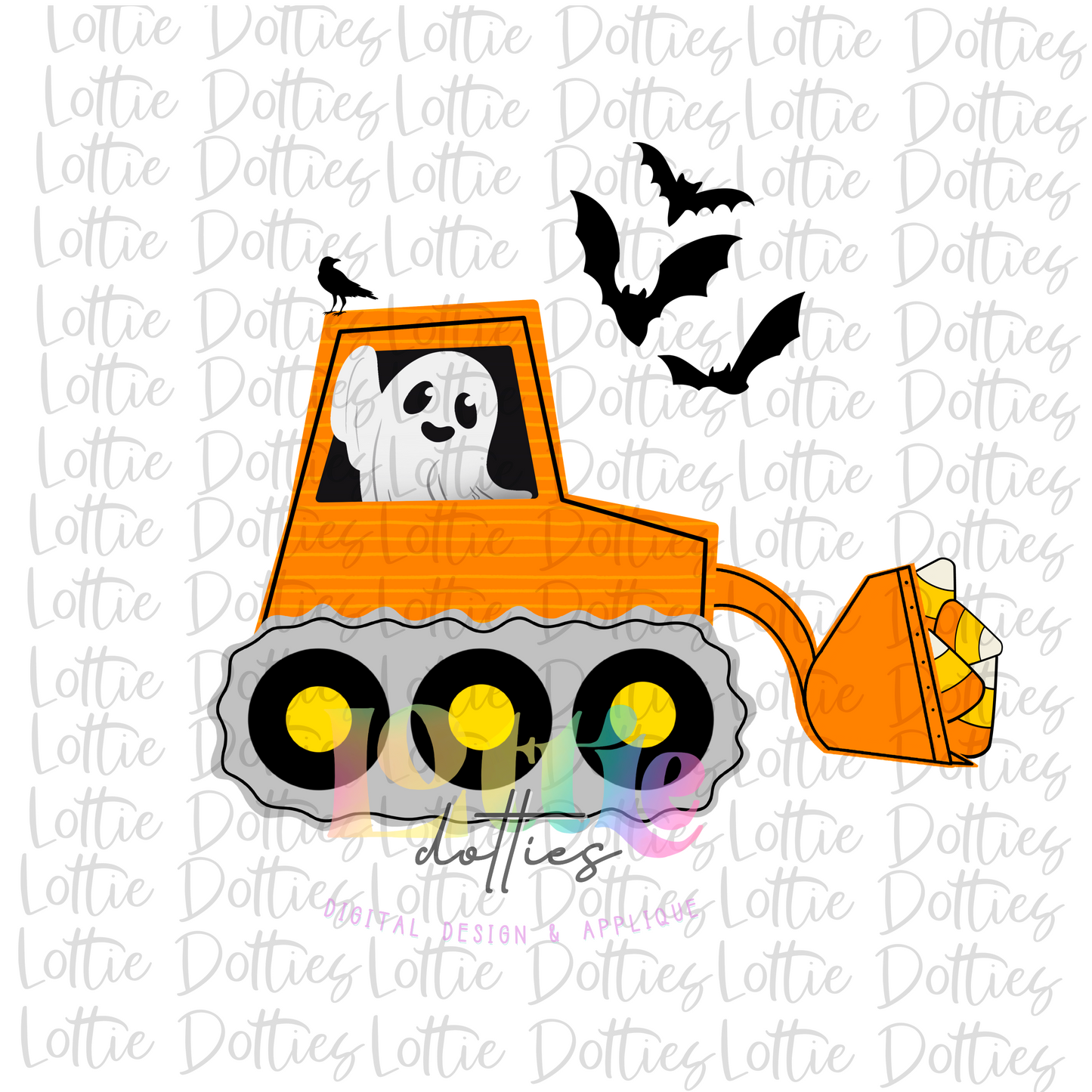 Halloween Dozer PNG - Dozer Sublimation - Digital Download