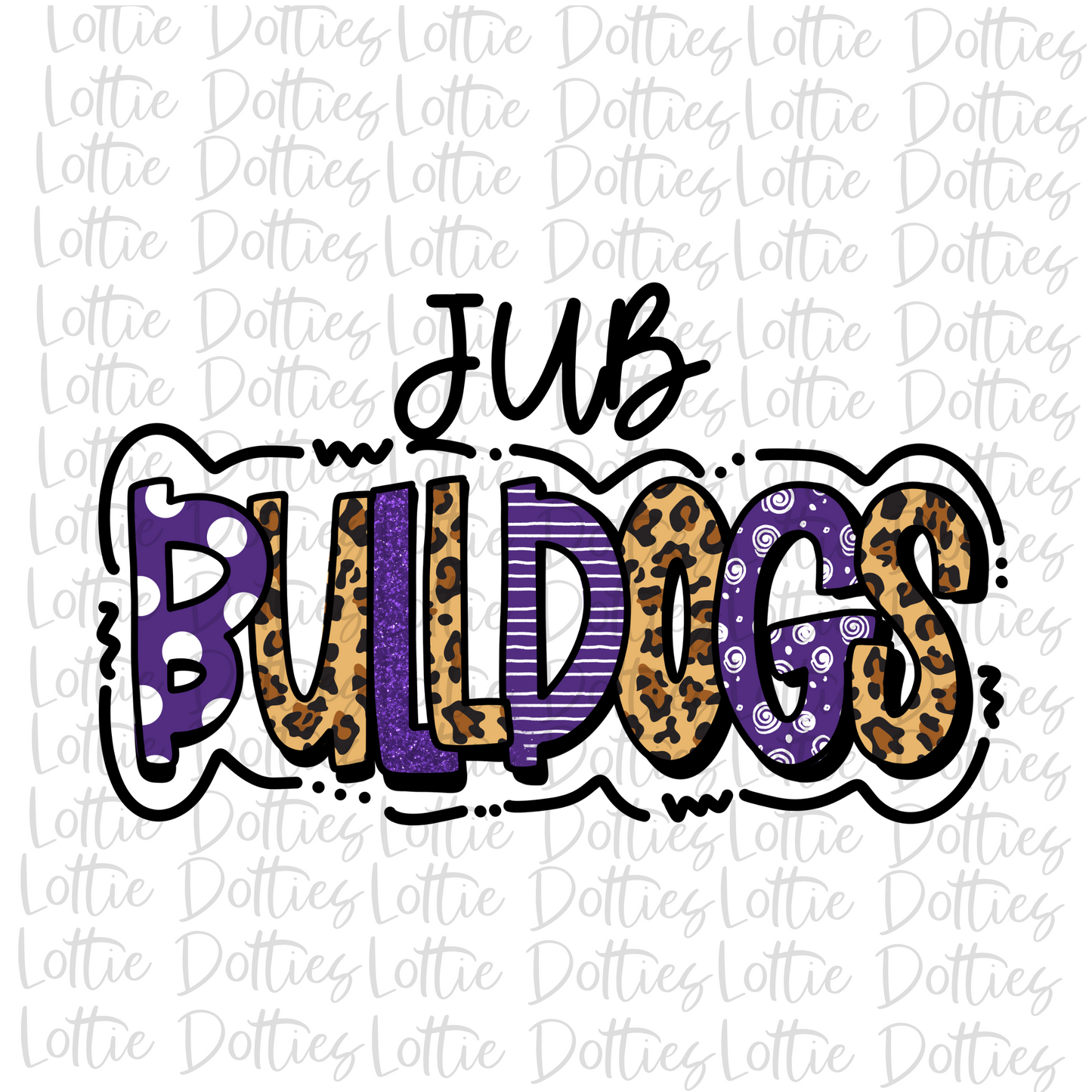 JUB Bulldogs - PNG - Bulldogs - Sublimation Design - Digital Download