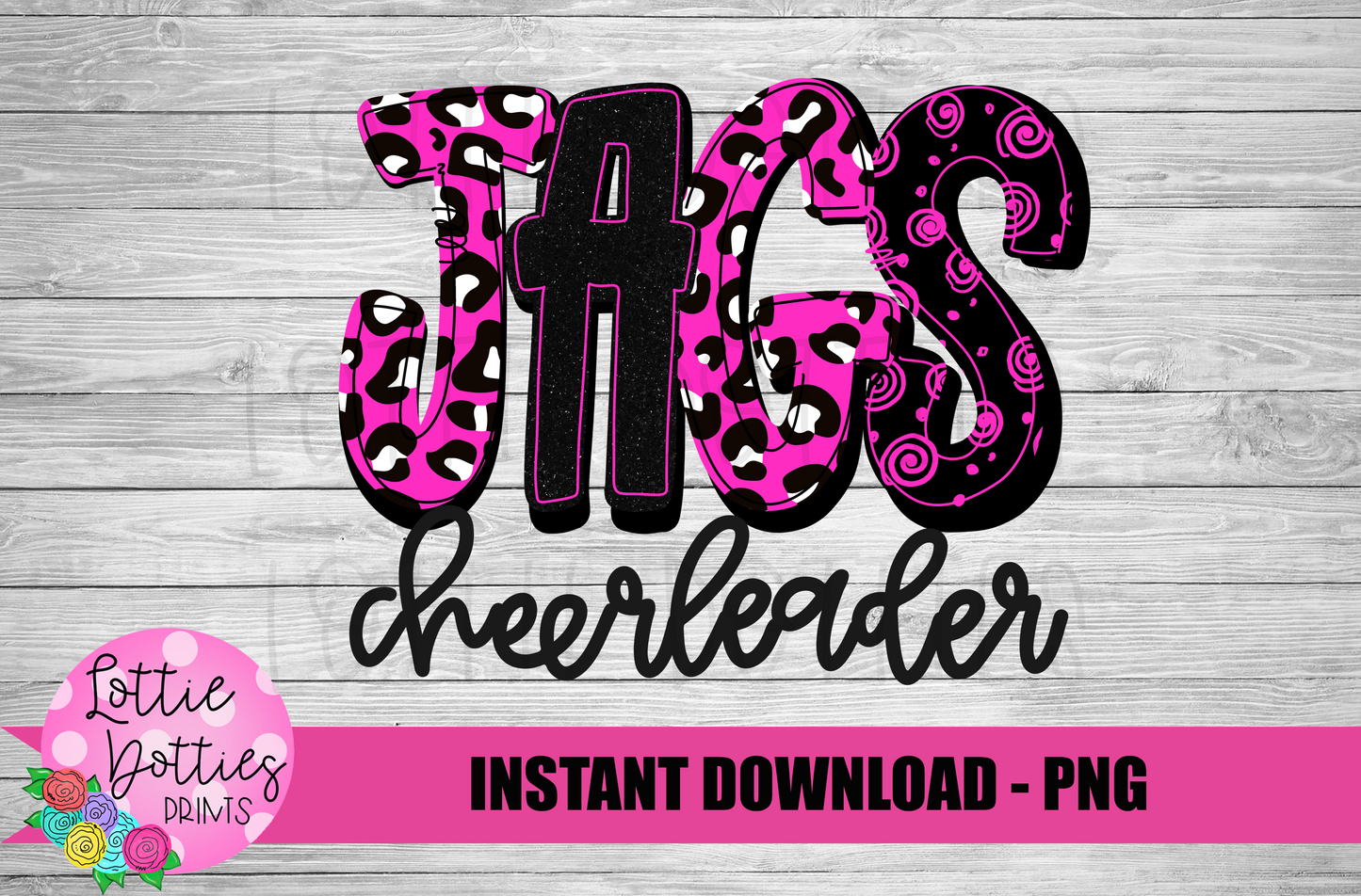 Jags Cheerleader PNG - Jags sublimation design - Digital Download