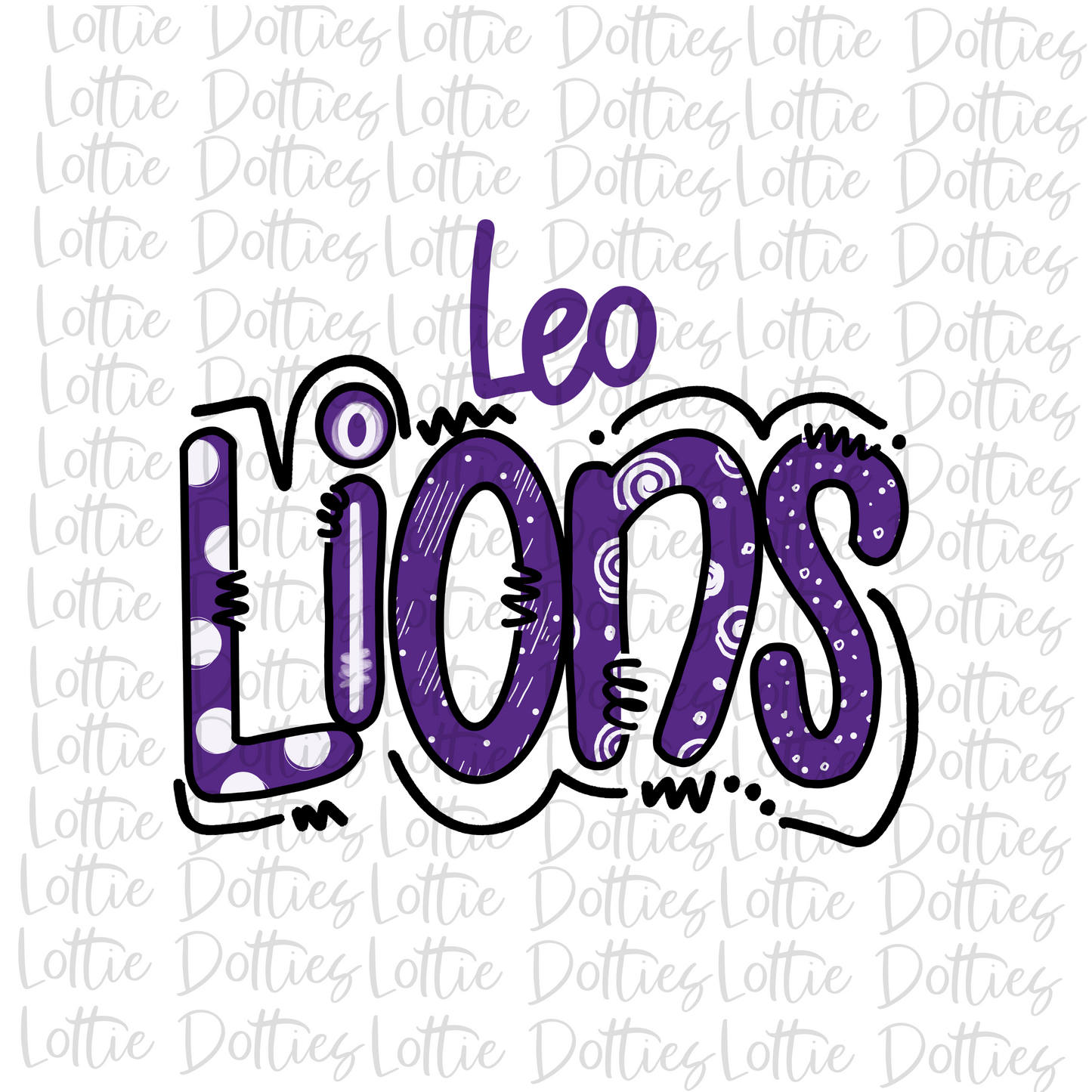 Lions PNG - Leo Lions - sublimation design - Digital Download