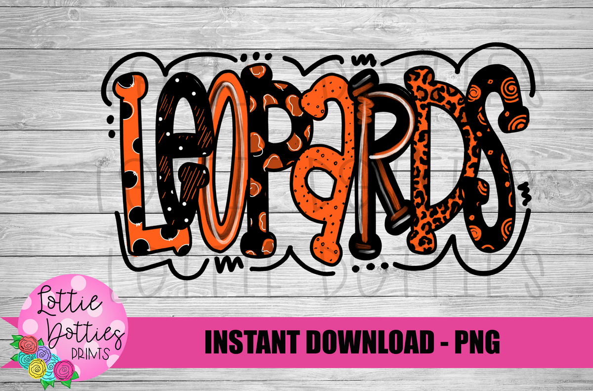Leopards PNG - Leopards Sublimation - Digital Download