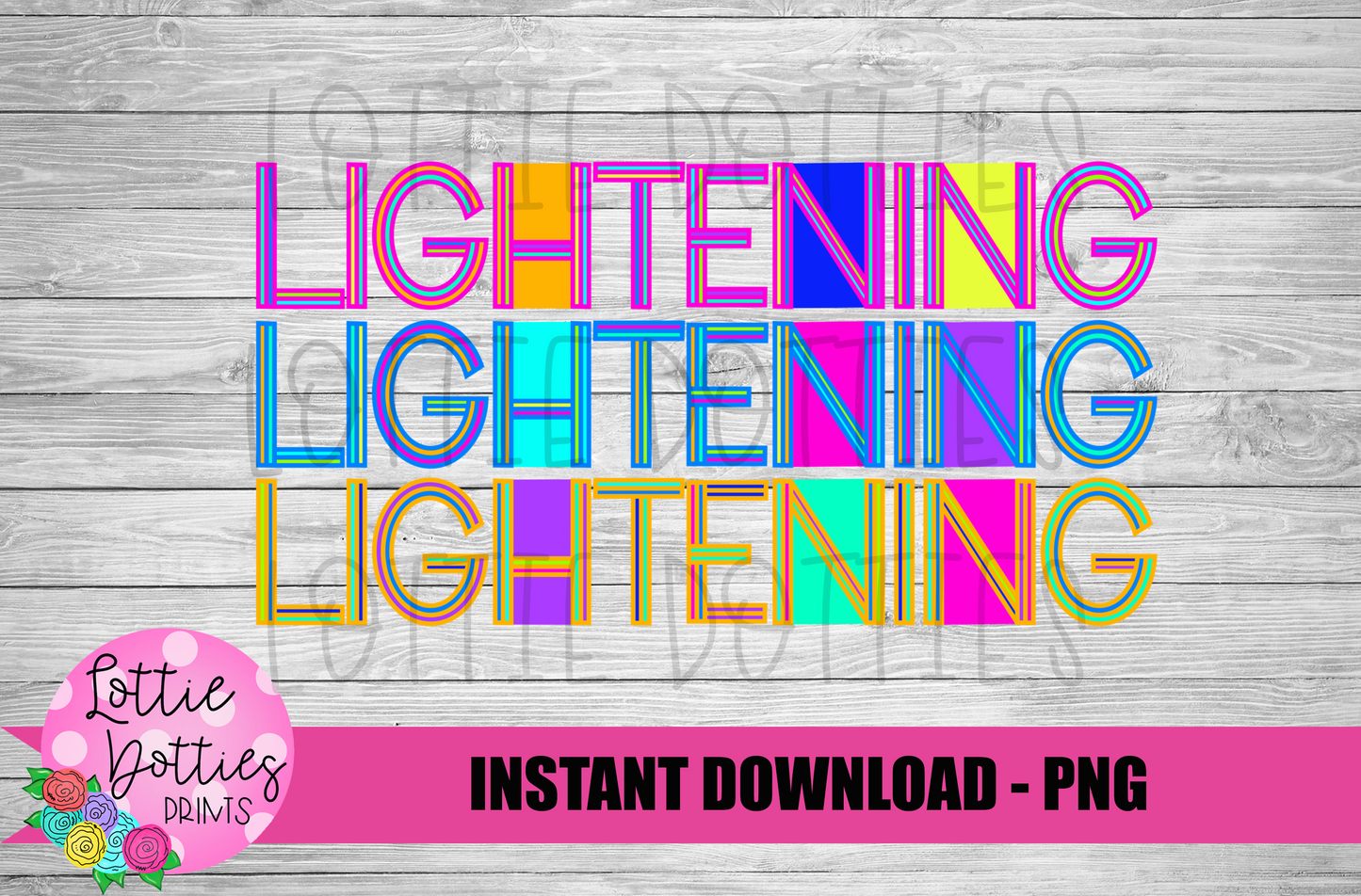 Lightening - PNG - Lightening - Sublimation - Digital Download