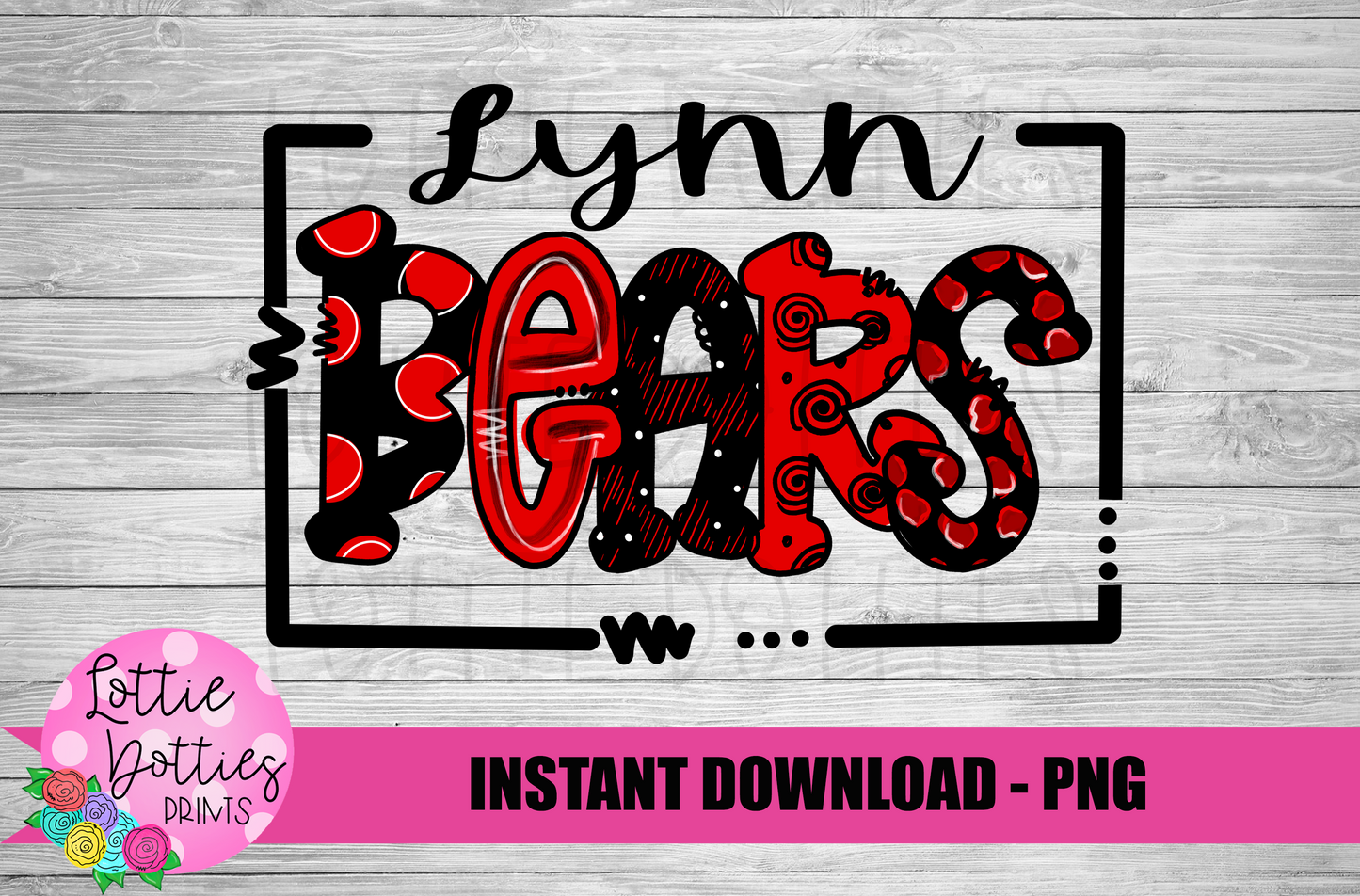 Lynn Bears PNG - Bears sublimation design - Digital Download