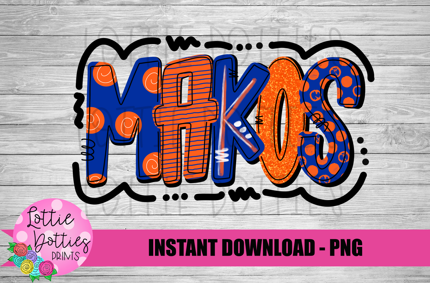 Makos - PNG - Makos - Sublimation - Digital Download
