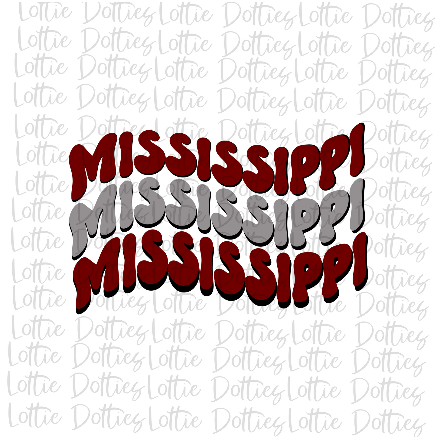 Mississippi Wave - Png - Mississippi Wave - Sublimation Design - Digital Download