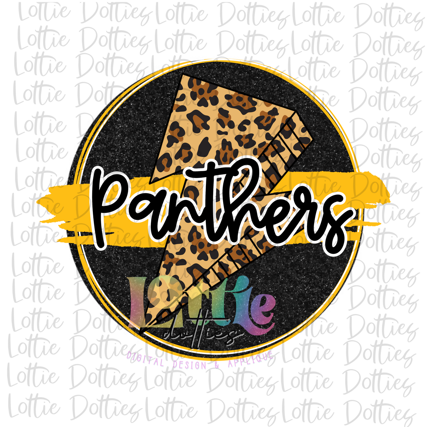 Panthers PNG - Panthers Black and Gold Sublimation - Digital Download