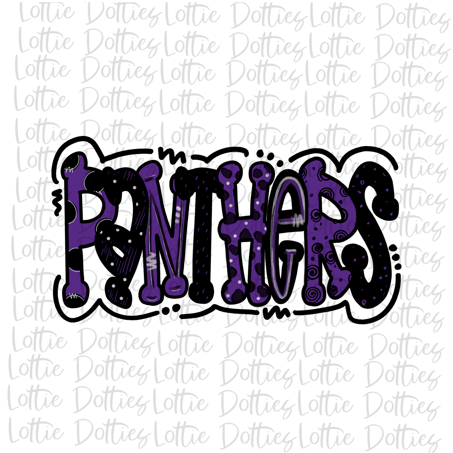 Panthers PNG - Panthers Sublimation - Digital Download - Purple and Black