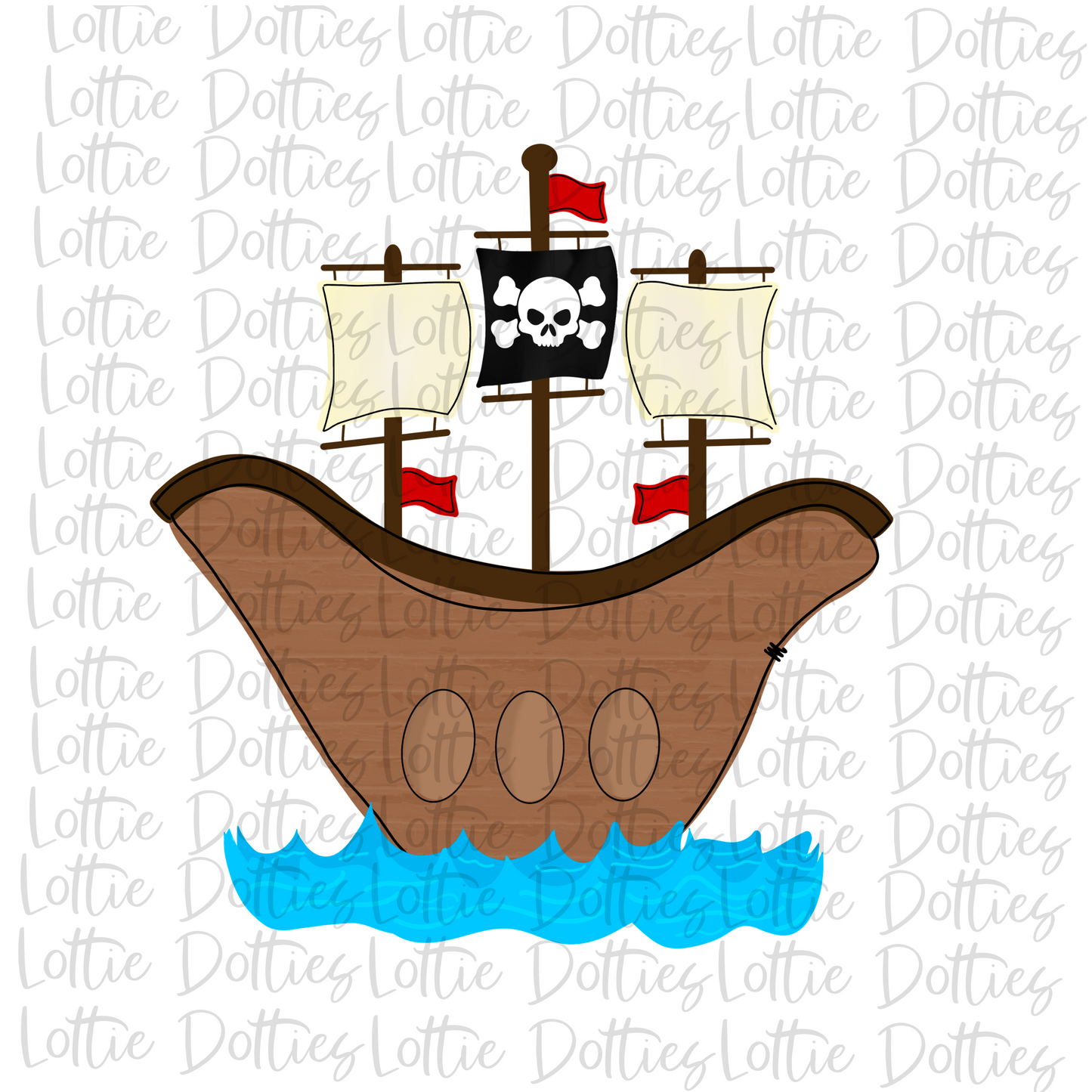 Pirate Ship PNG - Pirate Ship Sublimation - Digital Download