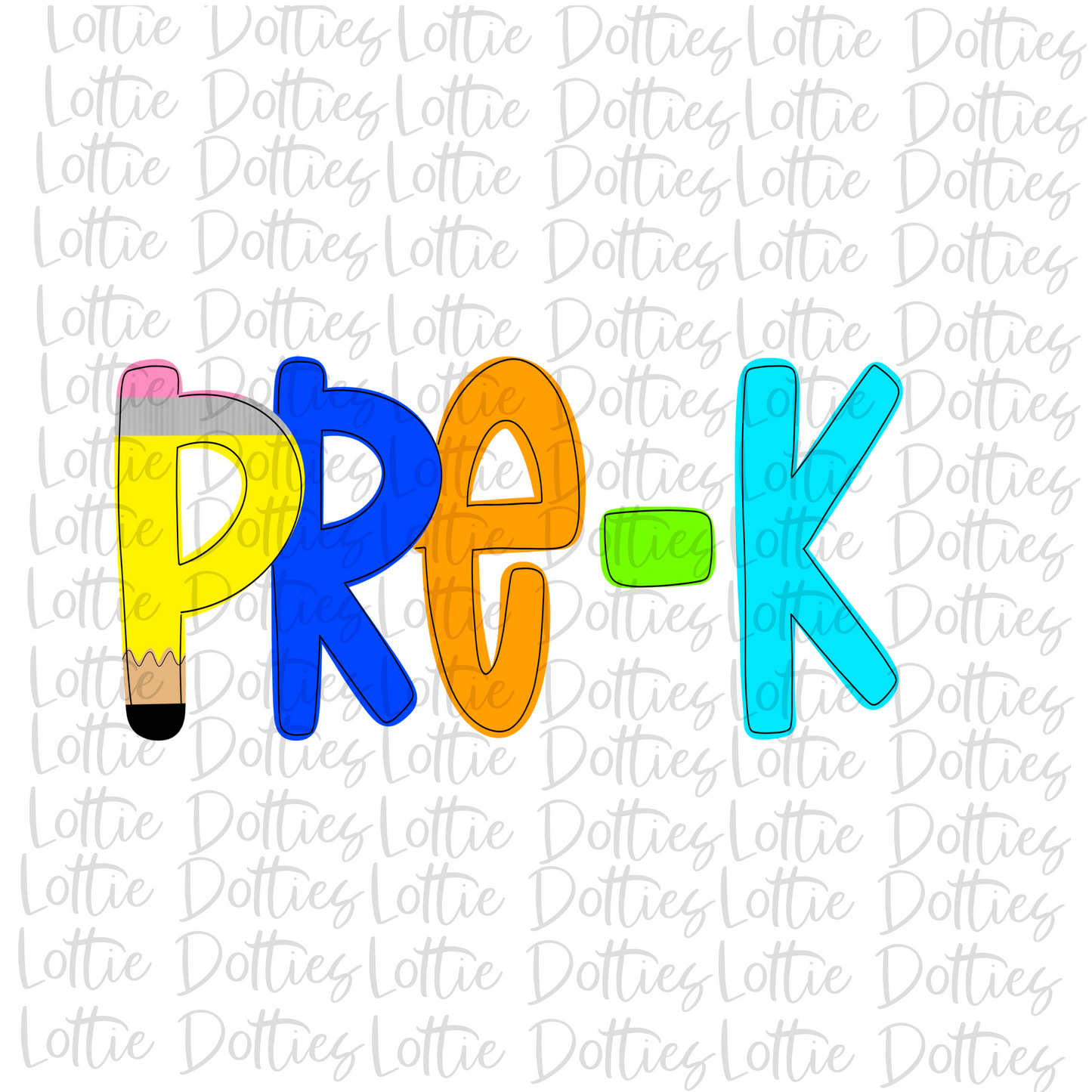 Pre - K - Png - School Sublimation - Back To School Design