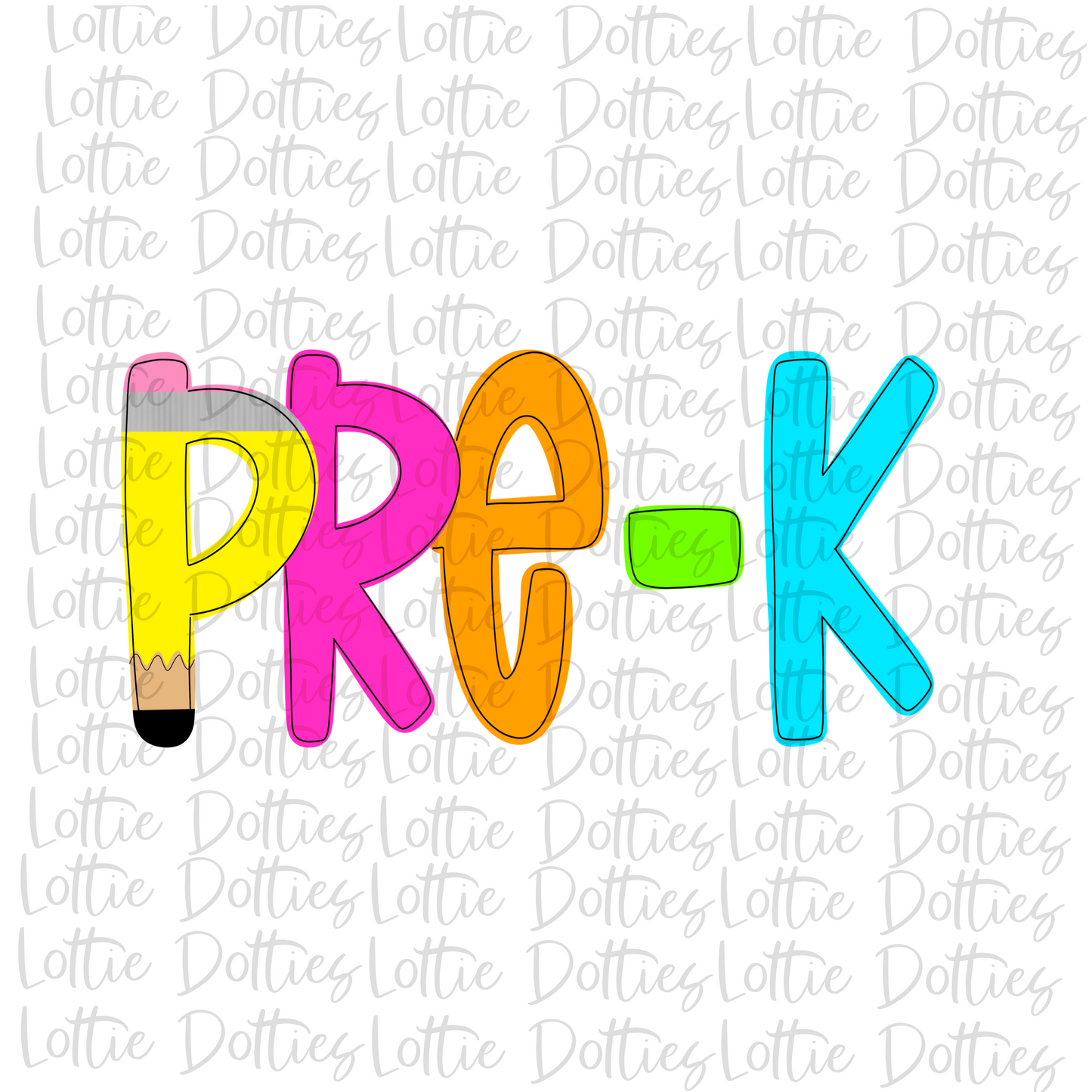 Pre - K - Png - School Sublimation - Back To School Design