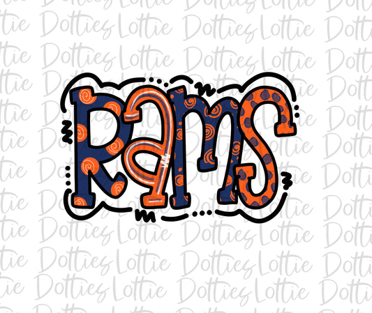 Rams PNG - Rams Sublimation design - Digital Download