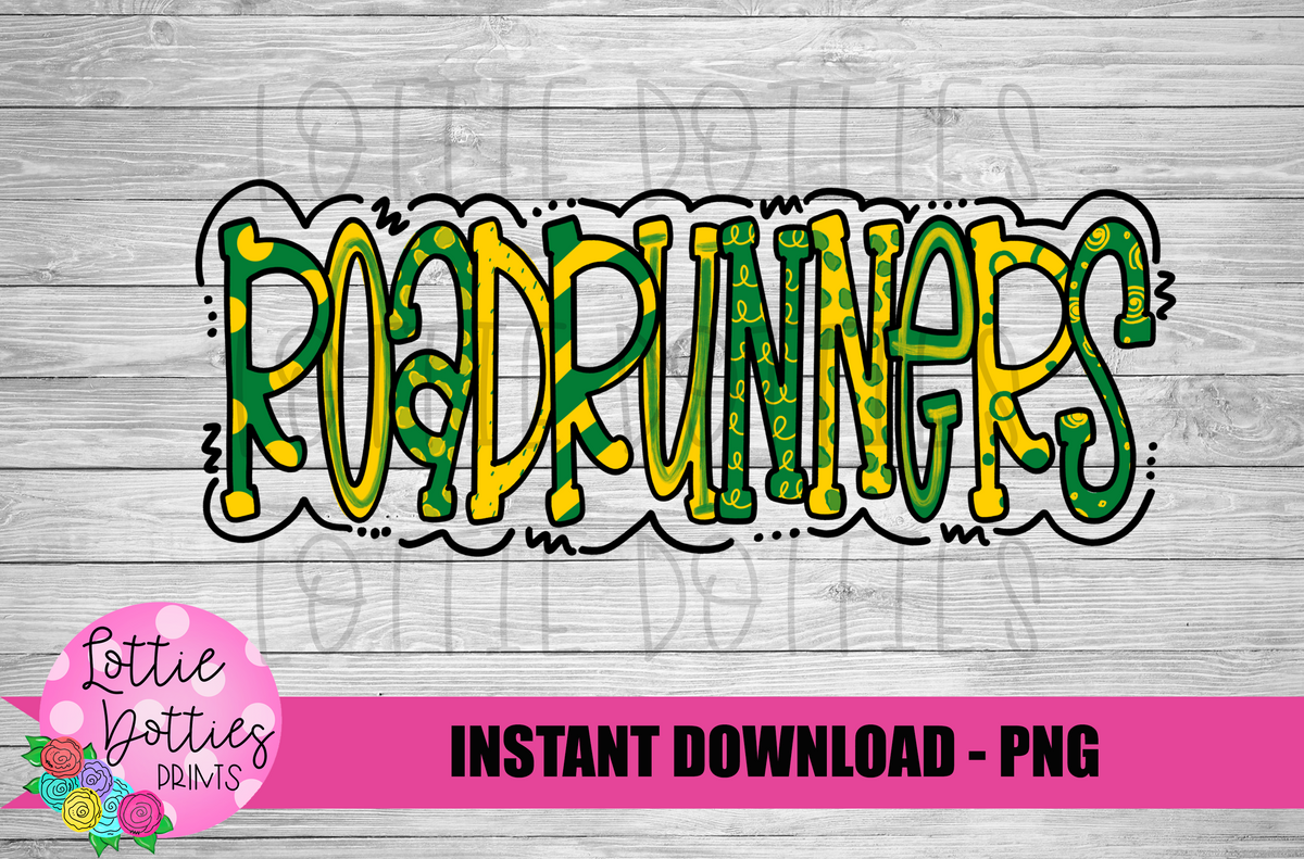 Roadrunners PNG - Roadrunners Sublimation - Mascot team design - Digital Download