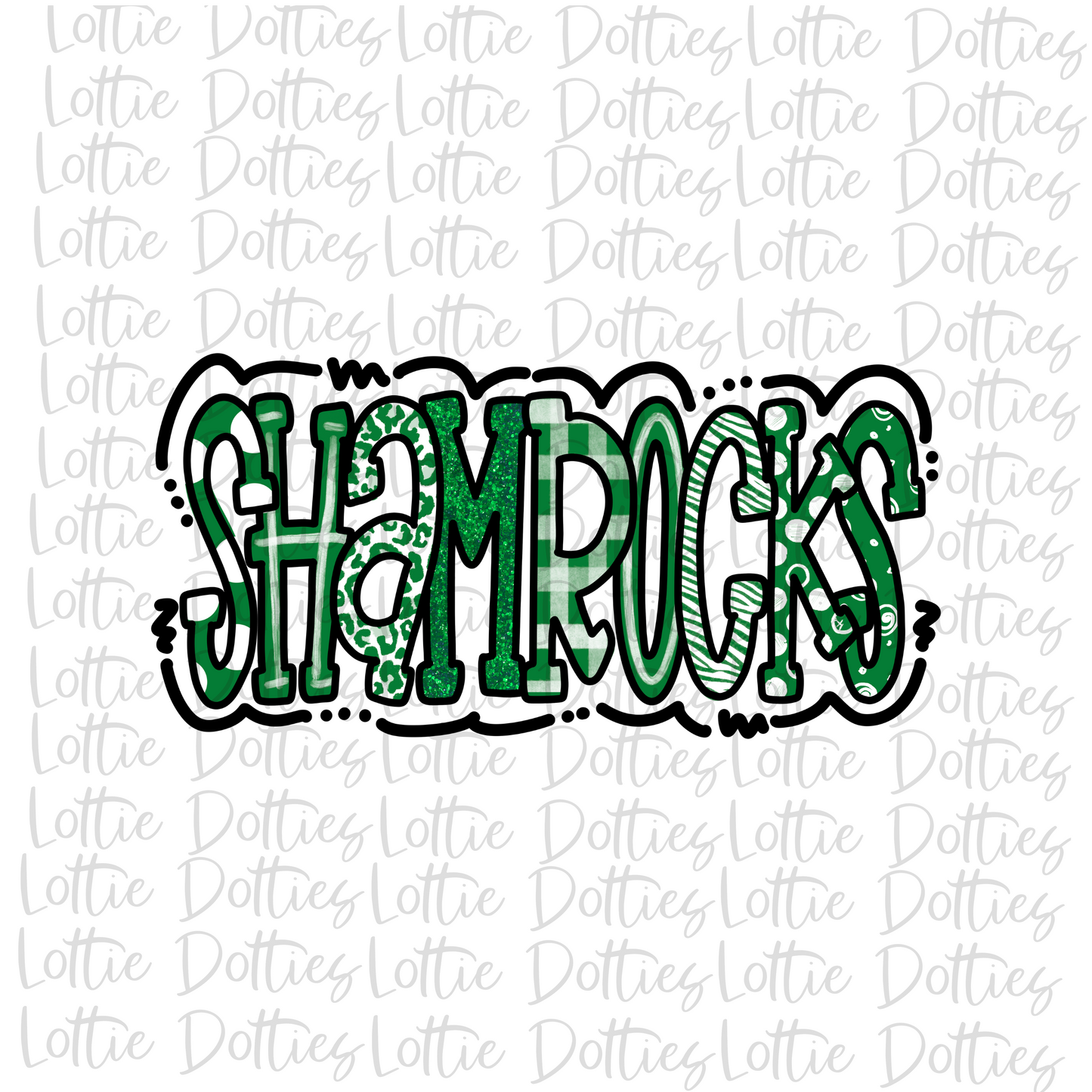 Shamrocks - PNG Shamrocks - Sublimation - Digital Download