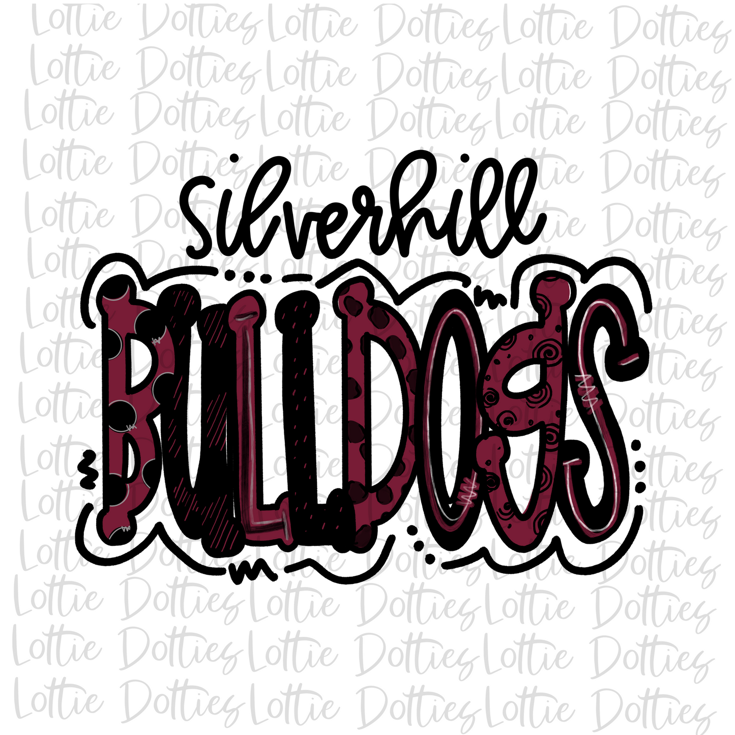 Silverhill Bulldogs - PNG - Bulldogs - sublimation design - Digital Download