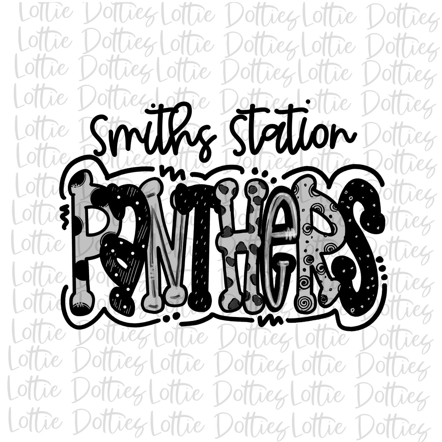 Panthers PNG - Smiths Station Panthers Sublimation - Digital Download