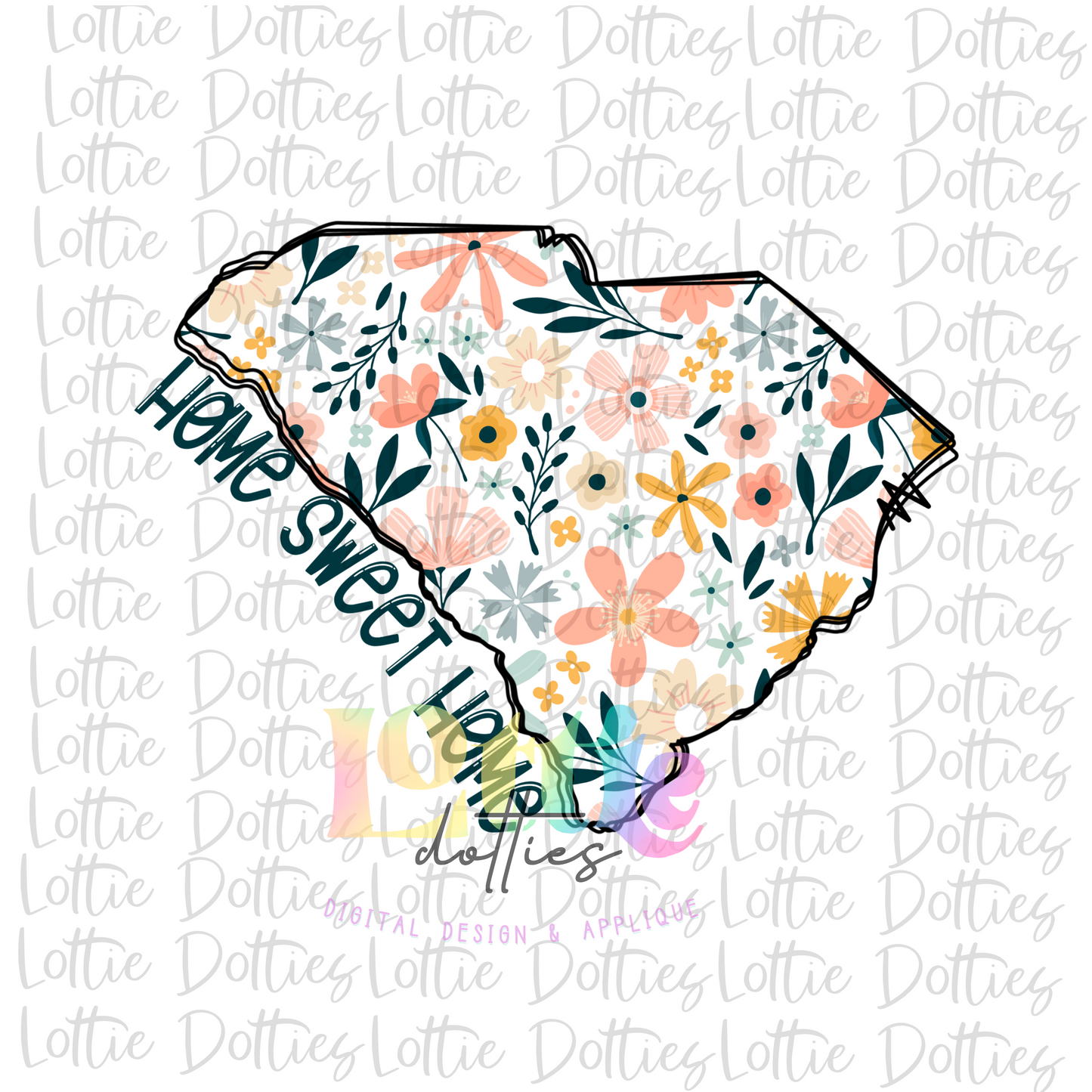 South Carolina PNG - South Carolina Home Sweet Home Sublimation - Digital Download