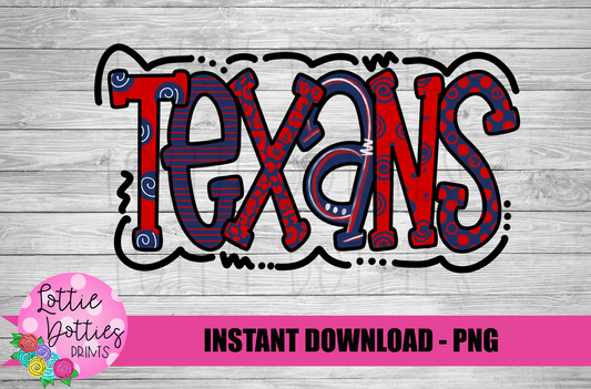 Texans PNG - Texans - Sublimation - Digital Download