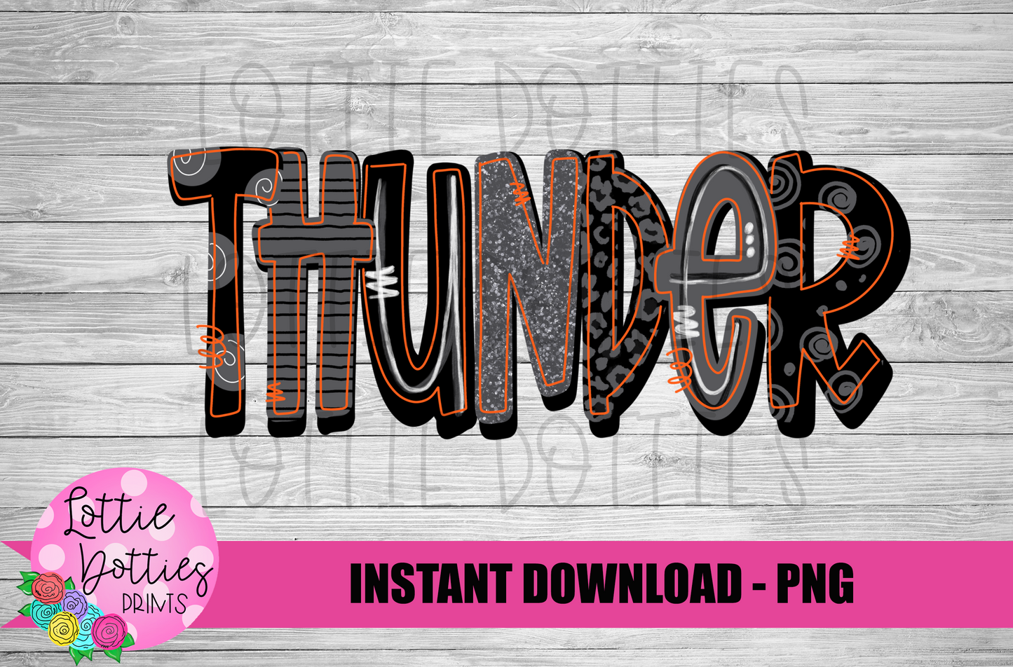 Thunder - PNG - Thunder - Sublimation - Digital Download
