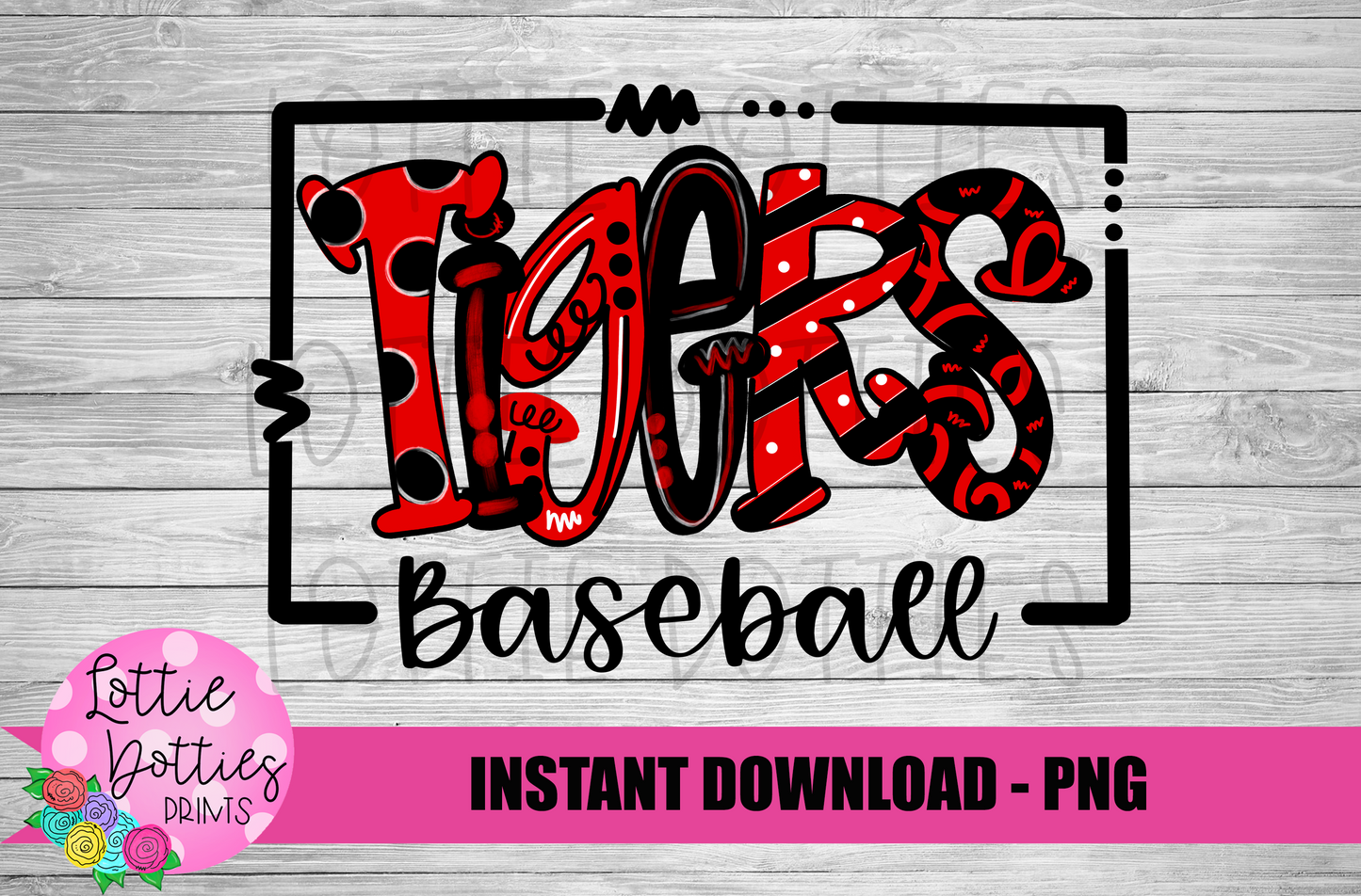 Tigers Baseball PNG - Tigers sublimation design - Digital Download