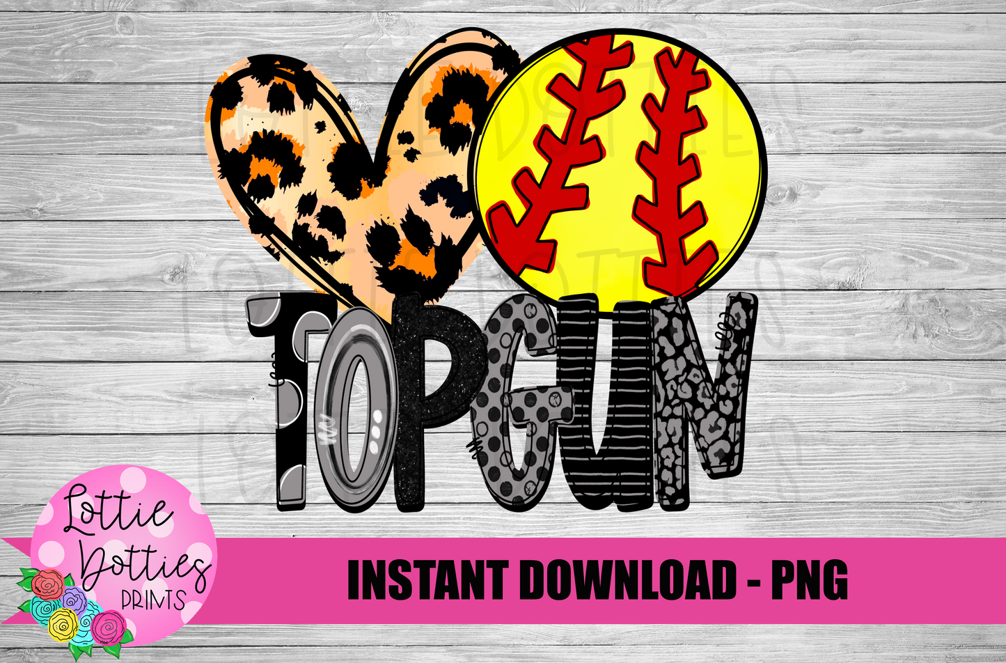 Peace Love Softball - Topgun Png - Mascot - Sublimation Design - Digital Download