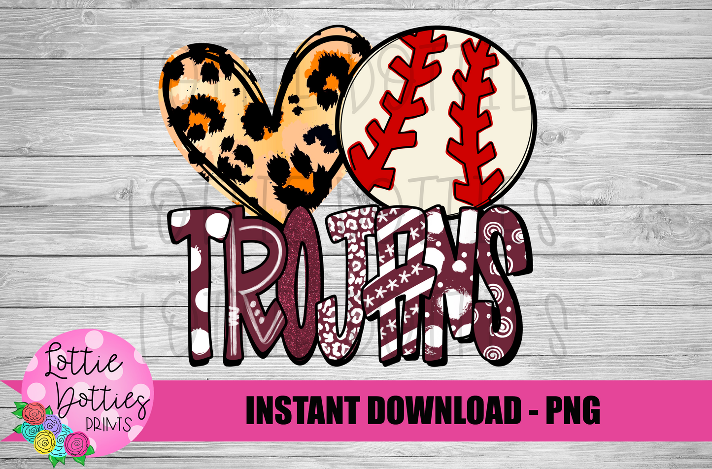Trojans Baseball PNG - Trojans sublimation design - Digital Download