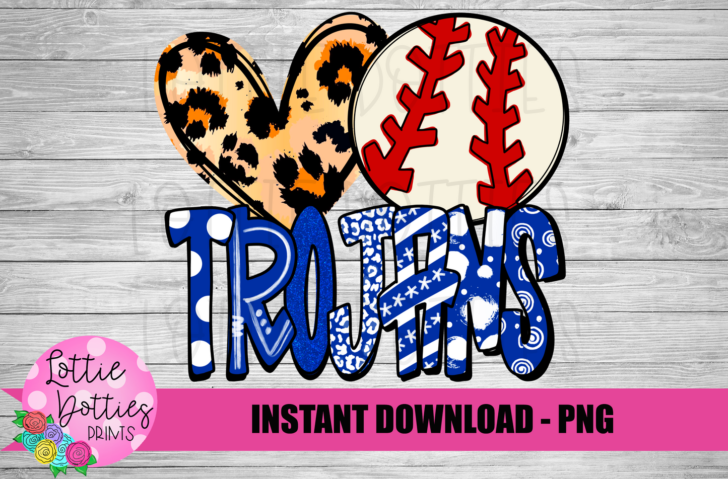 Trojans Baseball PNG - Trojans sublimation design - Digital Download