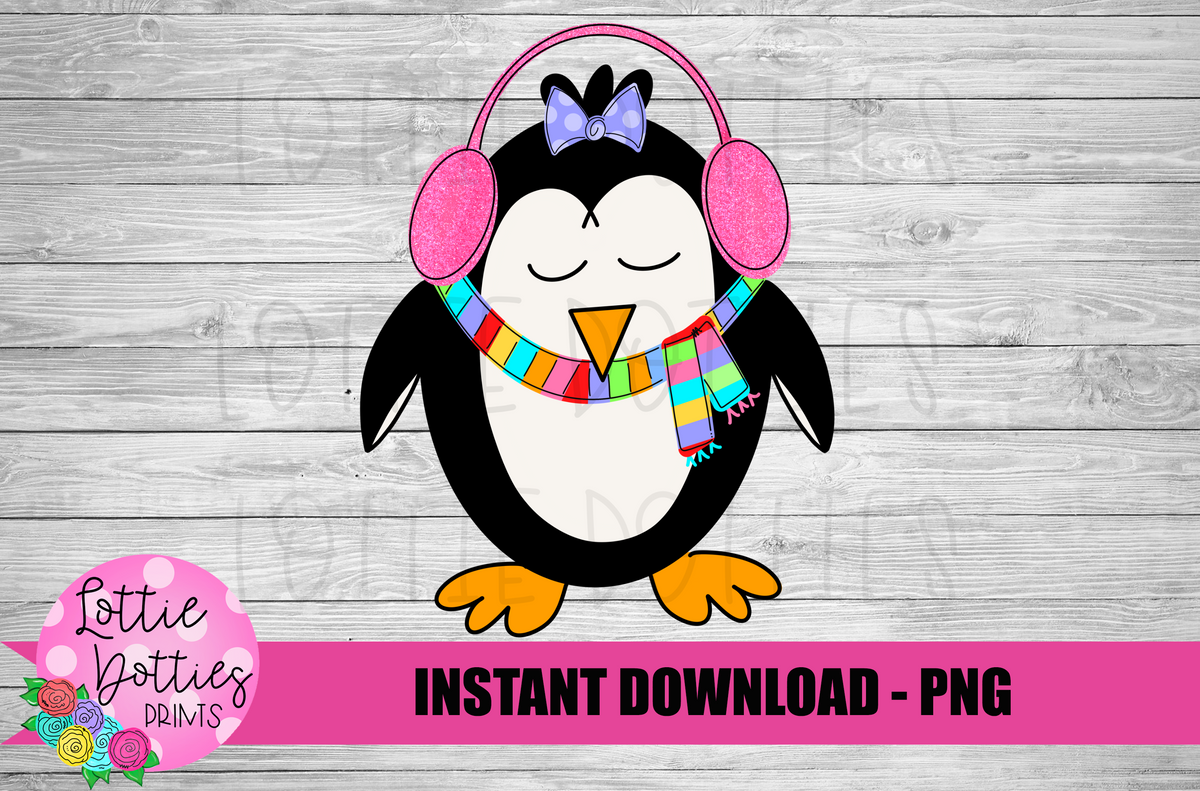 Penguin Girl Png - Penguin - Christmas