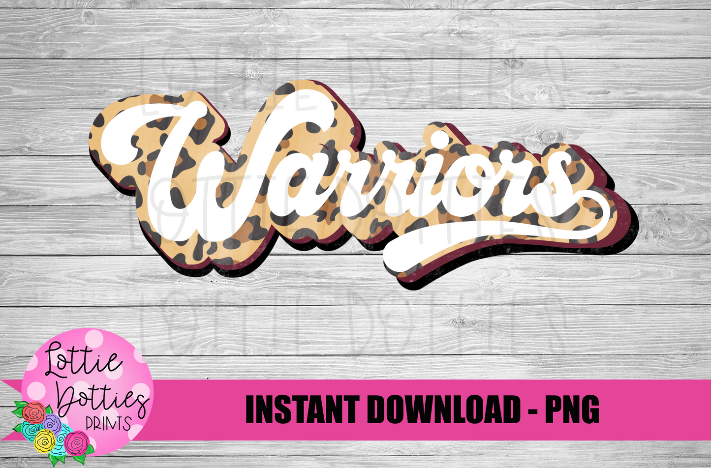 Warriors Png - Mascot Sublimation Design - Digital Download