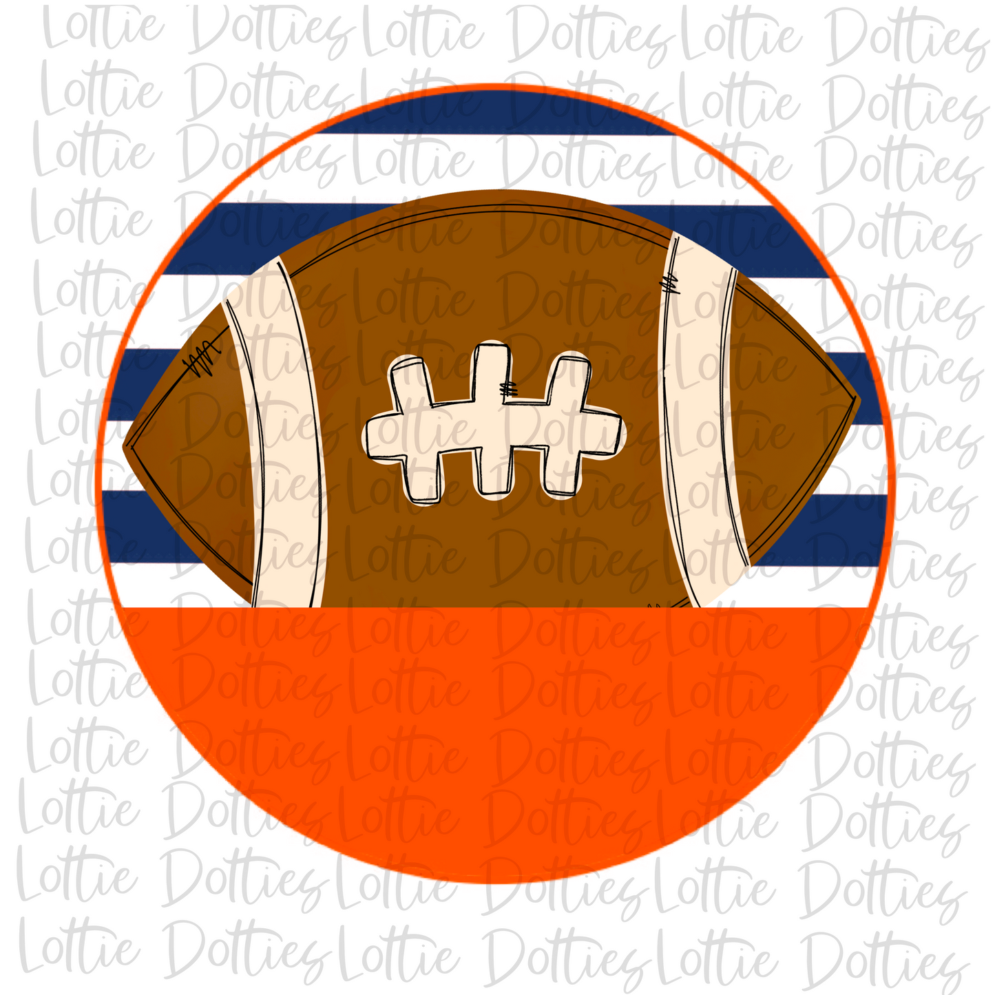 Football - PNG - Football Circle - Sublimation - Digital Download