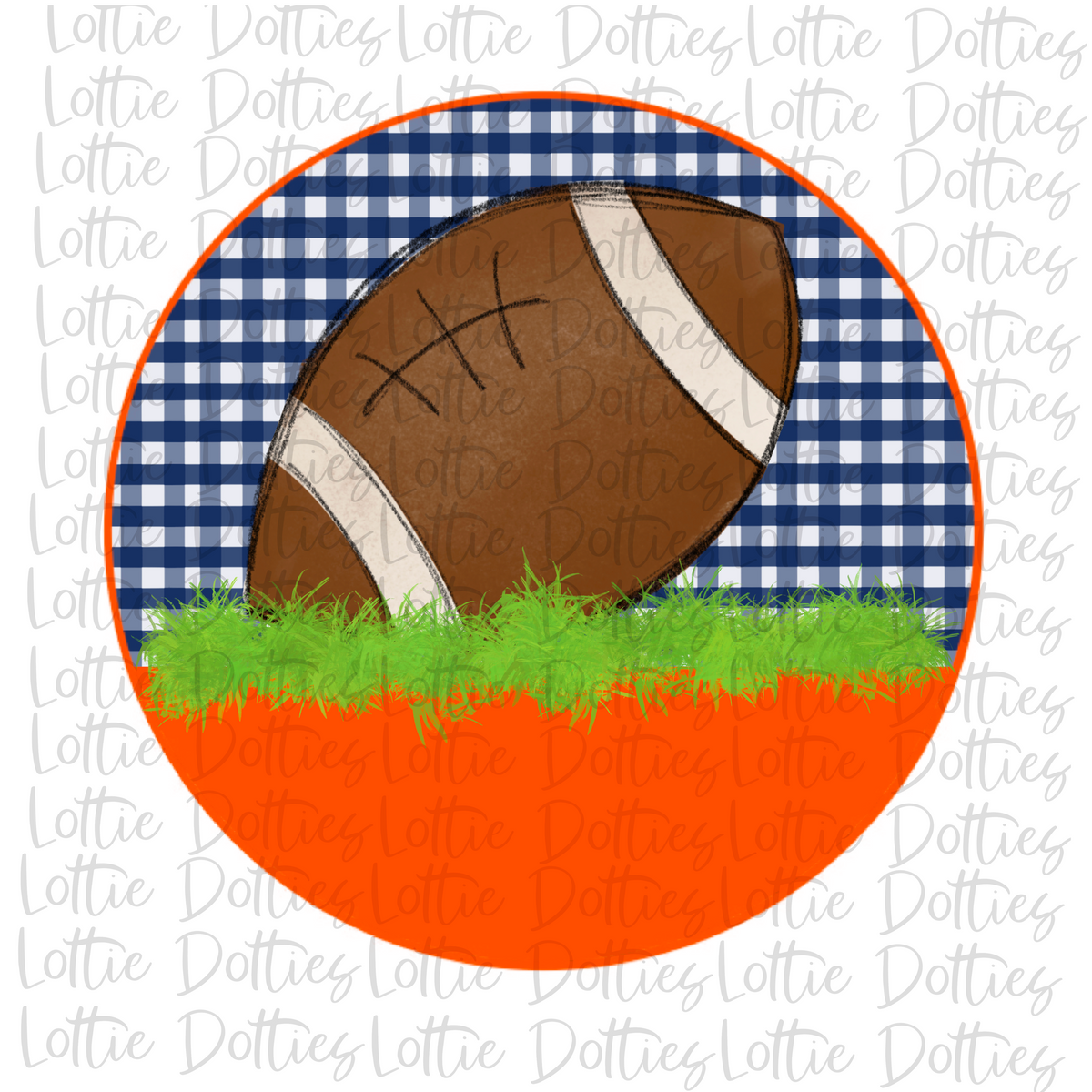 Football - PNG - Football Circle - Sublimation - Digital Download