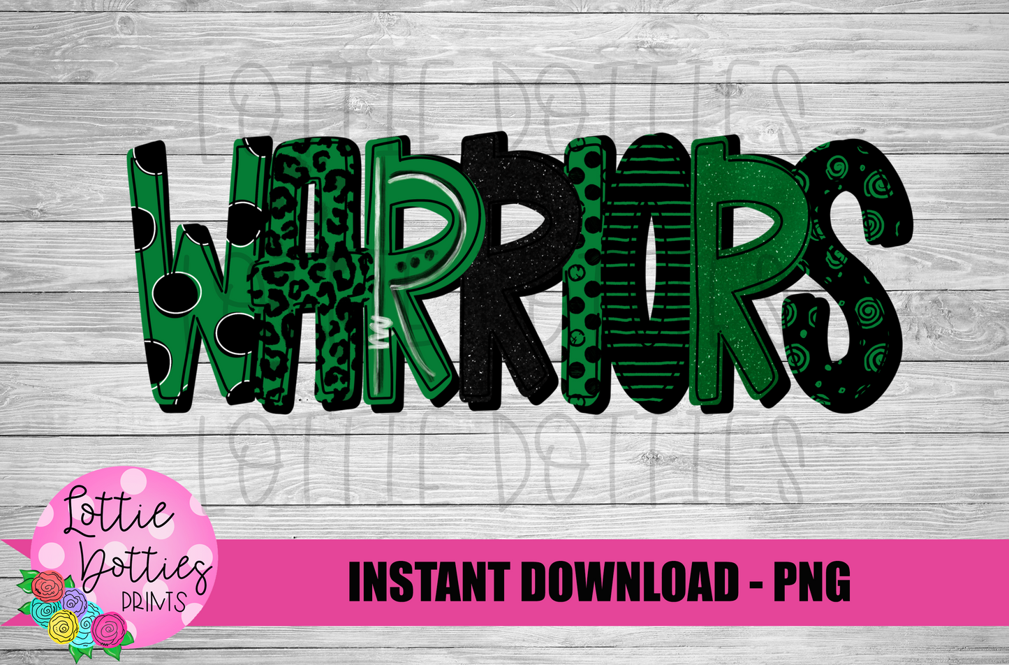 Warriors Png - Mascot Sublimation Design - Digital Download