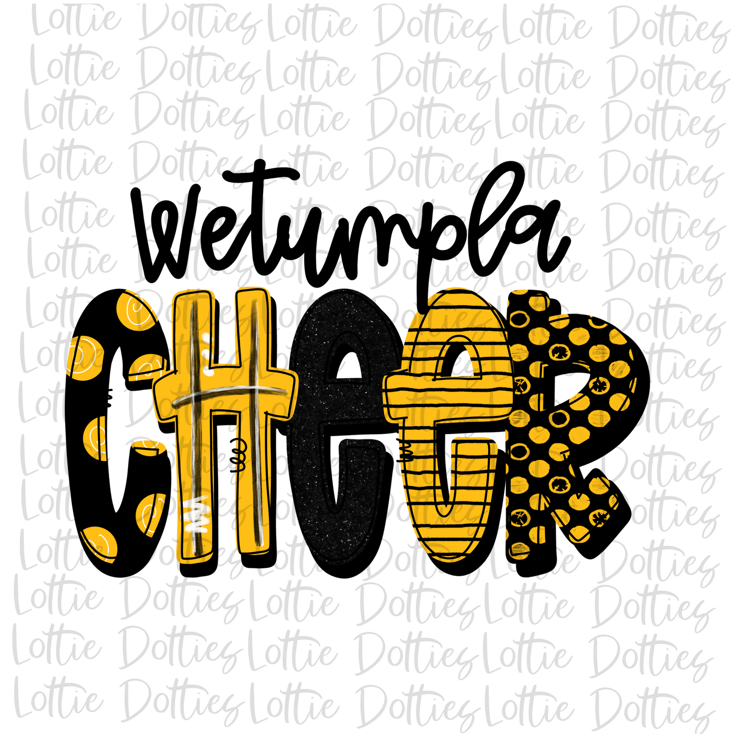 Wetumpla Cheer Png - Cheerleader Sublimation File - Instant download - Digital Download