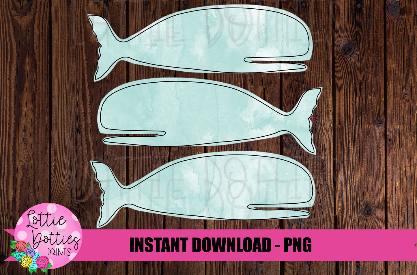 Whale Png - Whale Blue - Summer Sublimation Designs - Digital Download