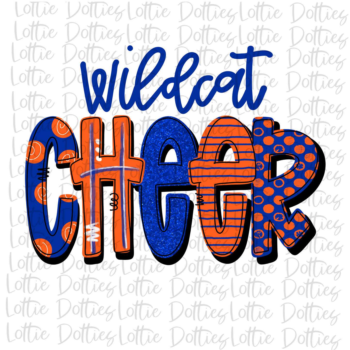 Wildcat Cheer PNG - Wildcats - sublimation design - Digital Download
