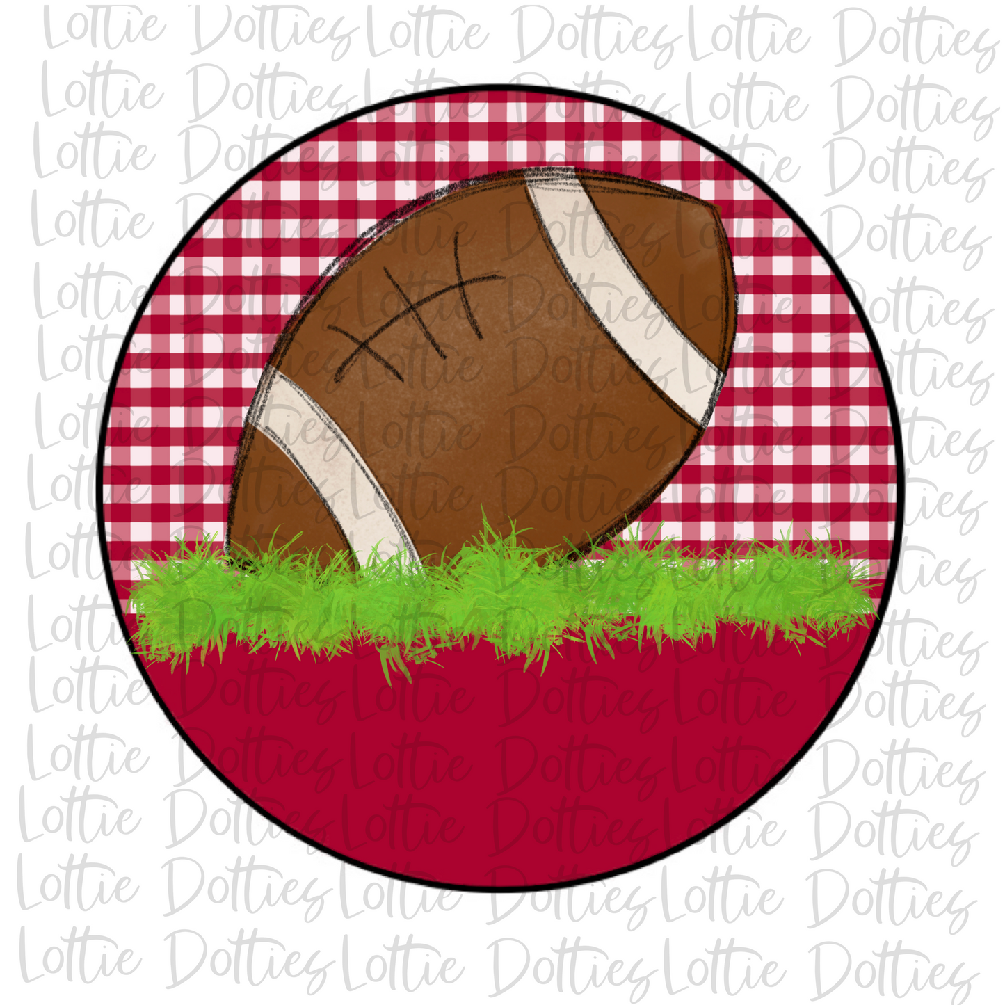 Football - PNG - Football Circle - Sublimation - Digital Download