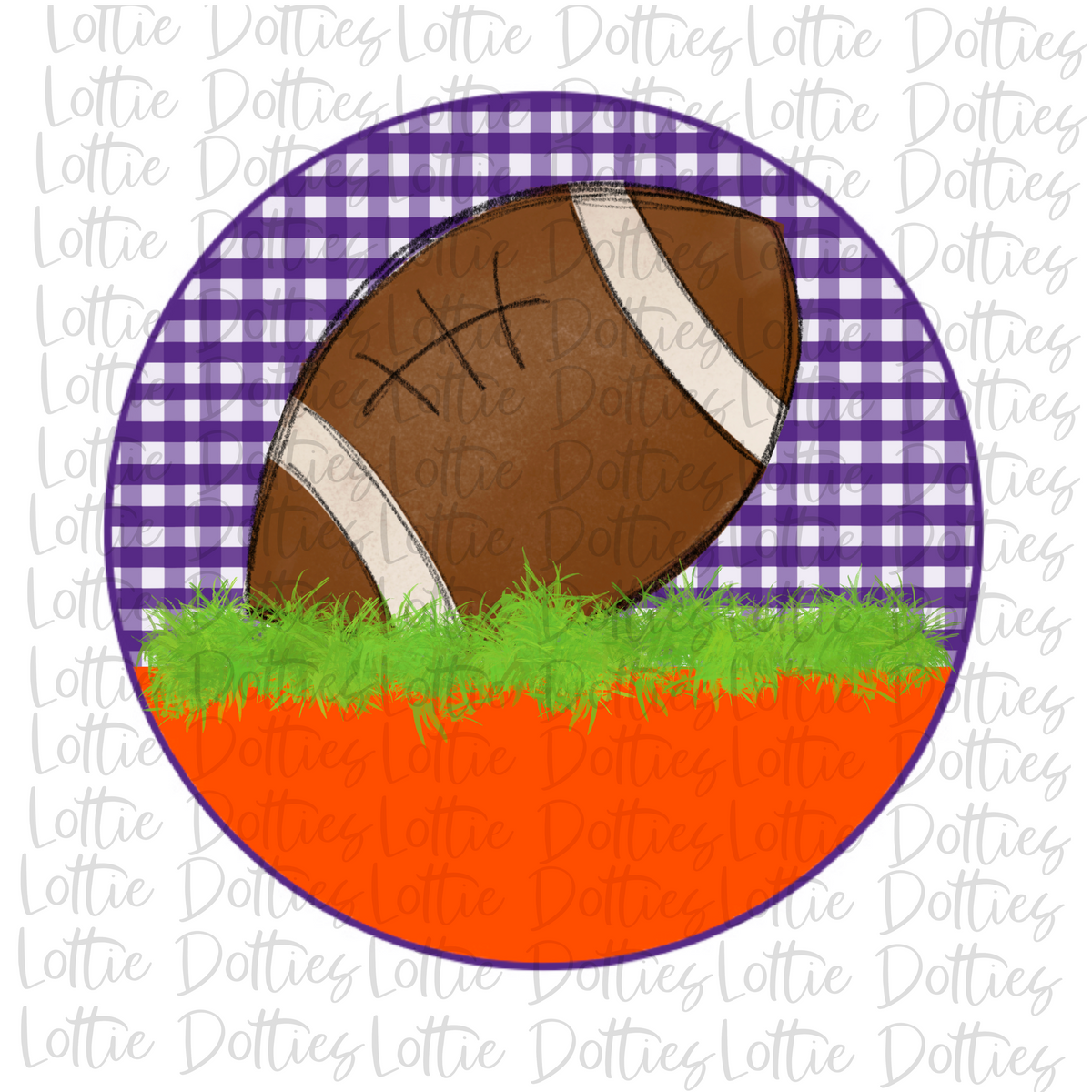 Football - PNG - Football Circle - Sublimation - Digital Download