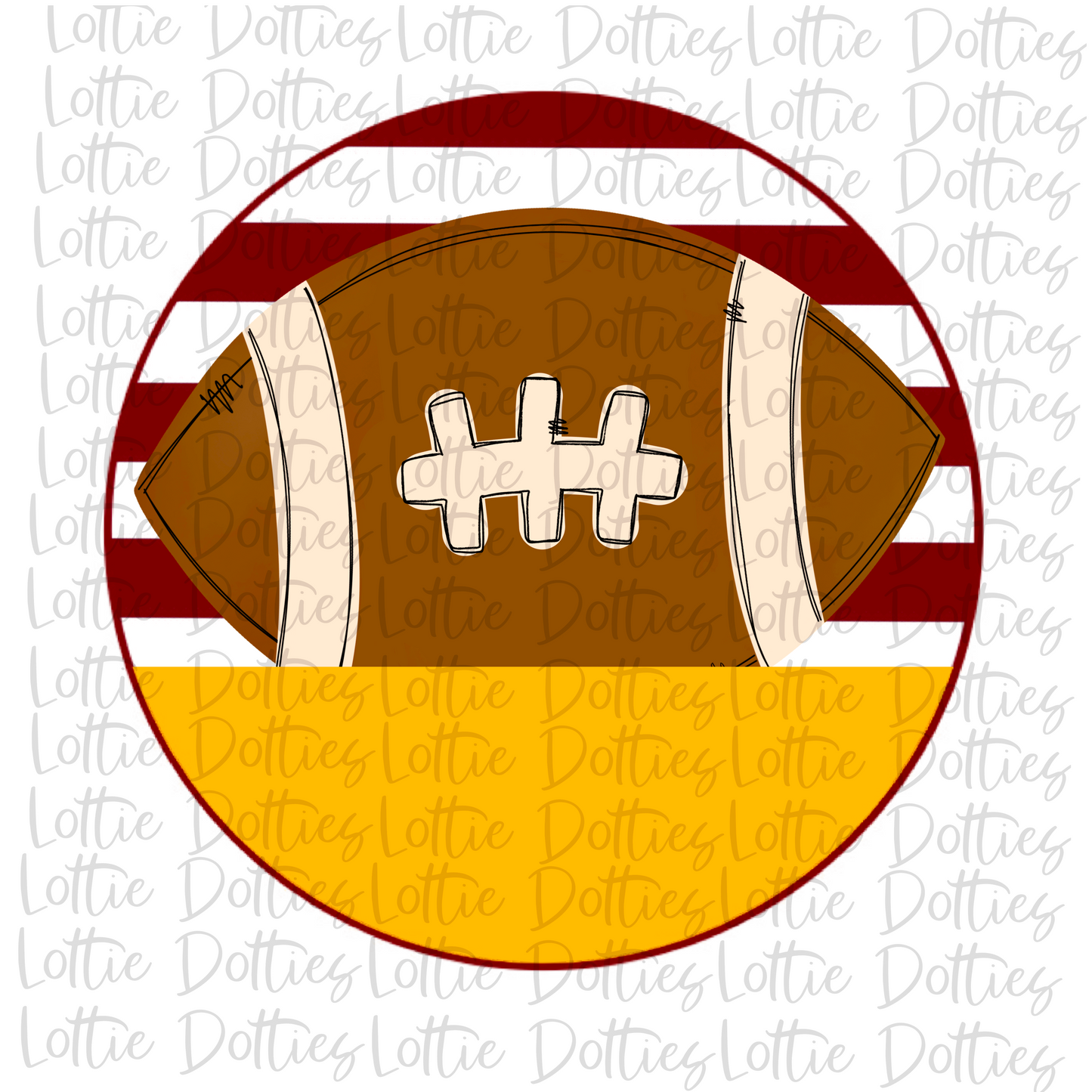 Football - PNG - Football Circle - Sublimation - Digital Download