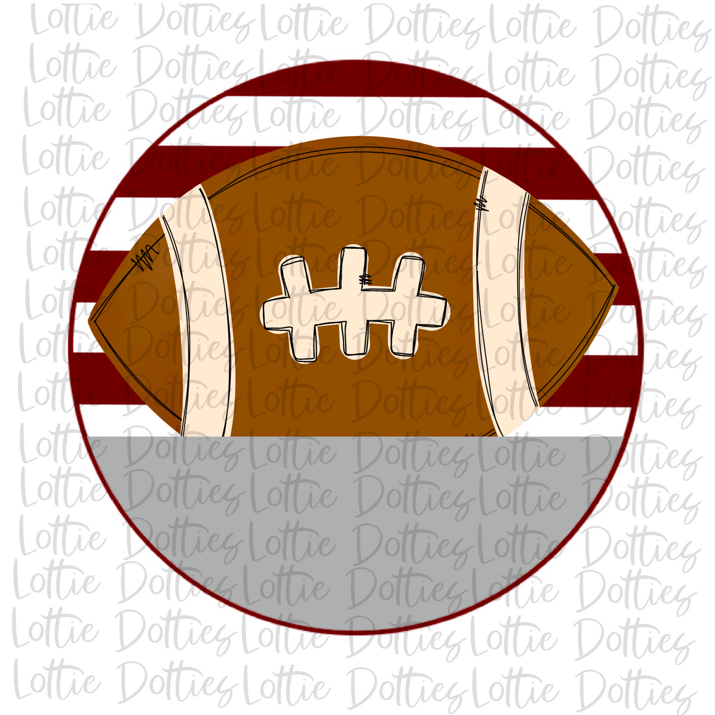 Football - PNG - Football Circle - Sublimation - Digital Download