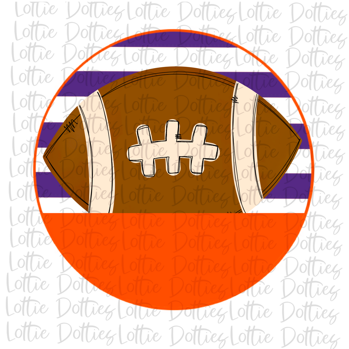 Football - PNG - Football Circle - Sublimation - Digital Download