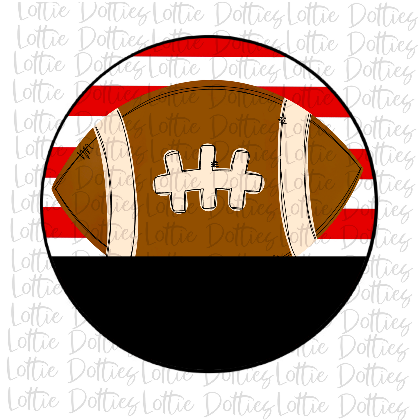 Football - PNG - Football Circle - Sublimation - Digital Download