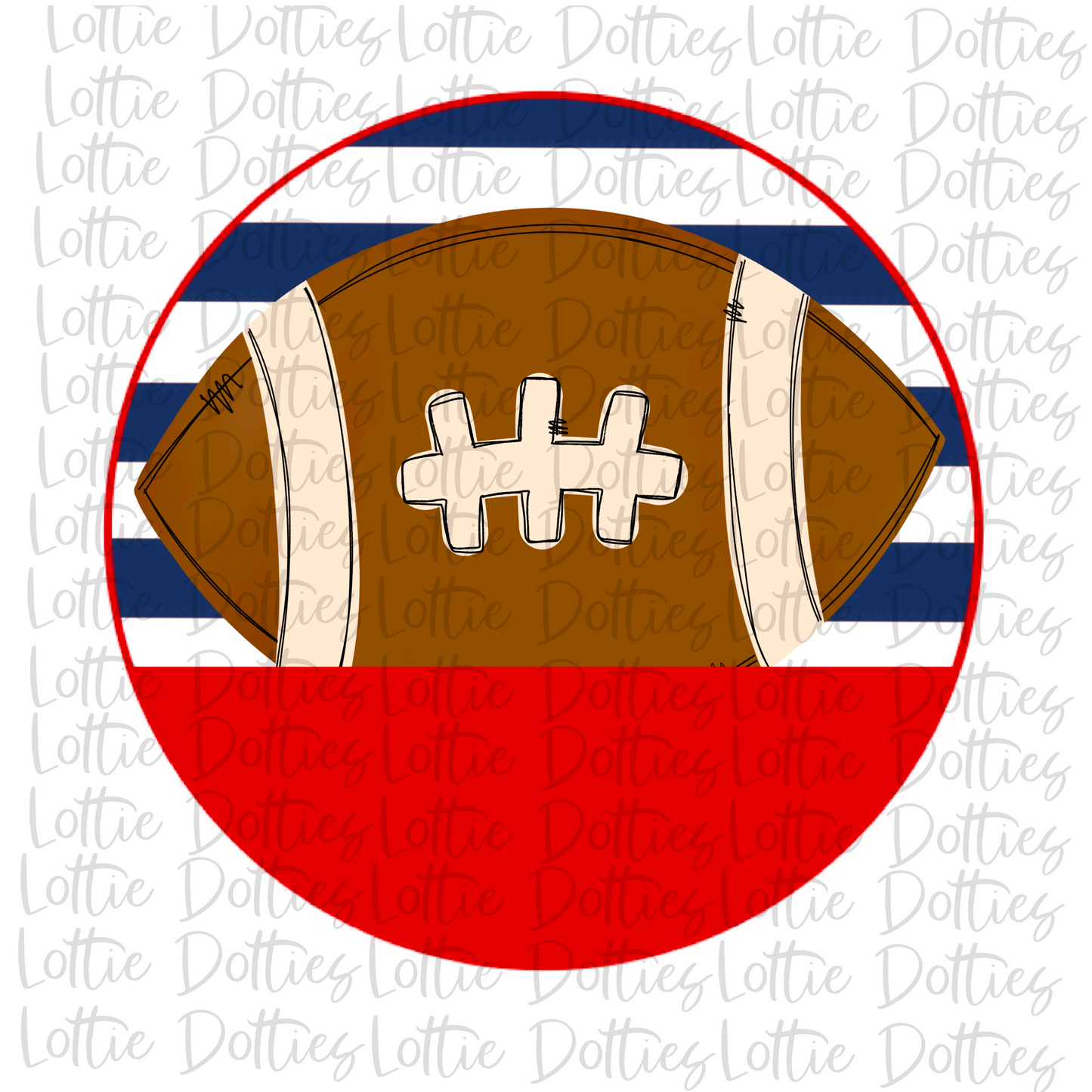 Football - PNG - Football Circle - Sublimation - Digital Download
