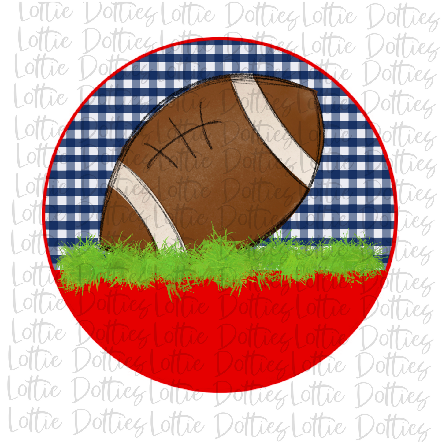 Football - PNG - Football Circle - Sublimation - Digital Download
