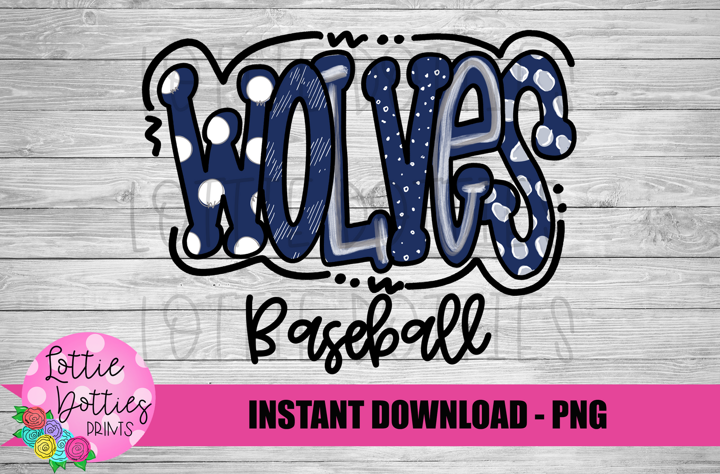 Wolves Baseball PNG - Wolves PNG - Instant Download - Digital Download - Sublimation Design